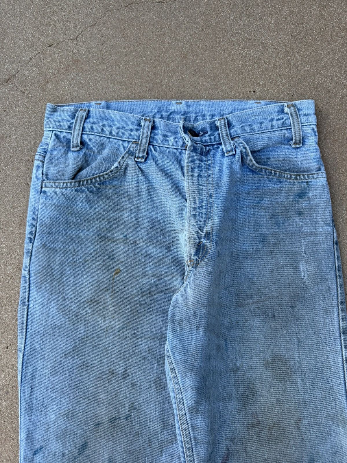 Levi's Vtg 70’s Levi’s 646 Orange Tab Bellbottom Flare Jeans 30x32 Size US 30 / EU 46 - 4 Thumbnail