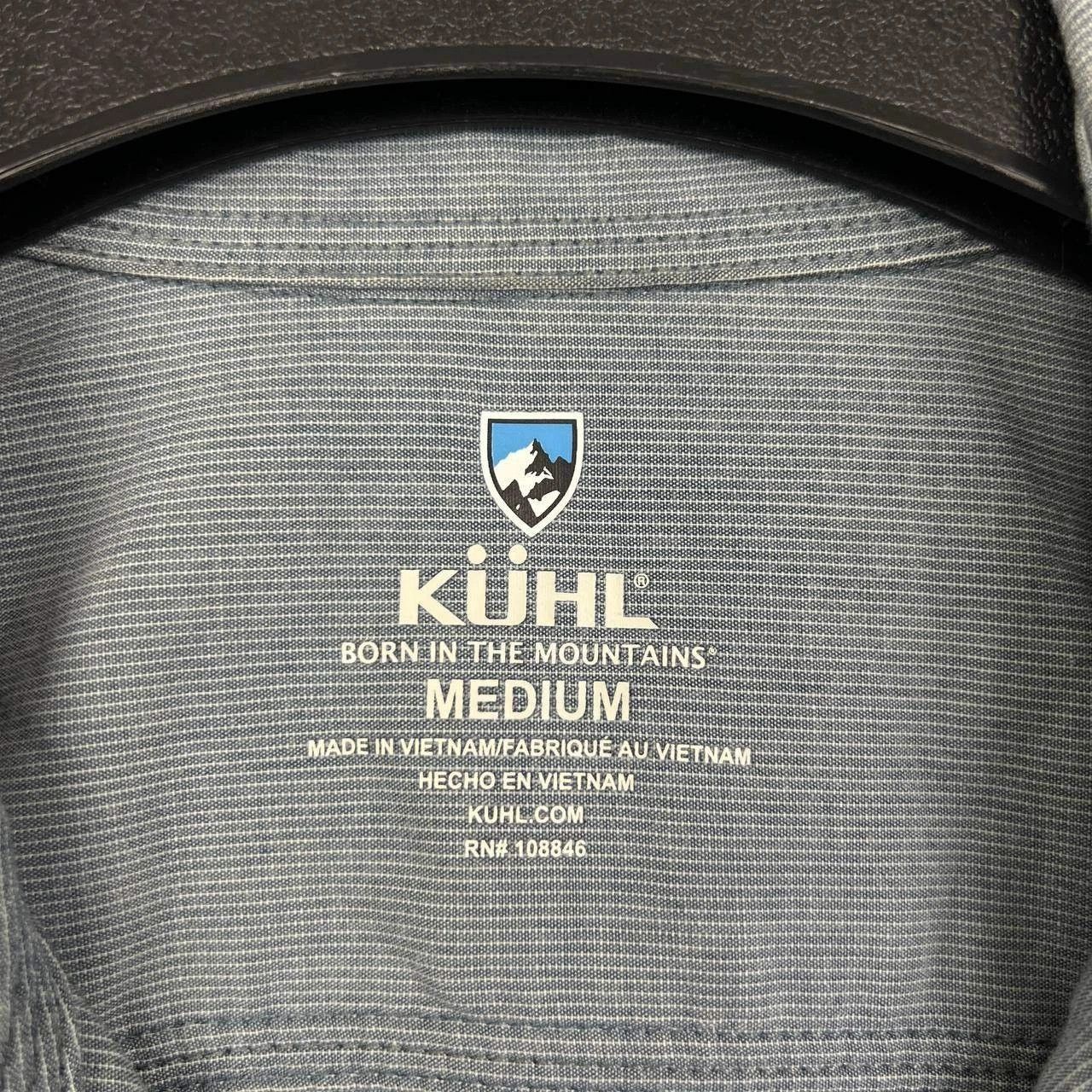 Kuhl Kuhl Button Up Shirt Men Blue Striped Long Sleeve Collared M Size US M / EU 48-50 / 2 - 8 Thumbnail