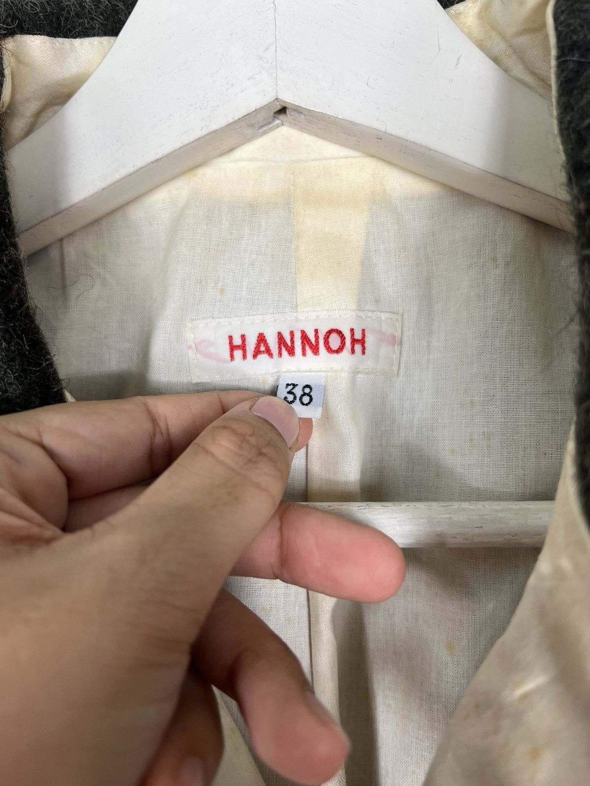Japanese Brand 🔥 HANNOH AH 98 WOOL JACKET MADE IN FRANCE Size US S / EU 44-46 / 1 - 13 Thumbnail