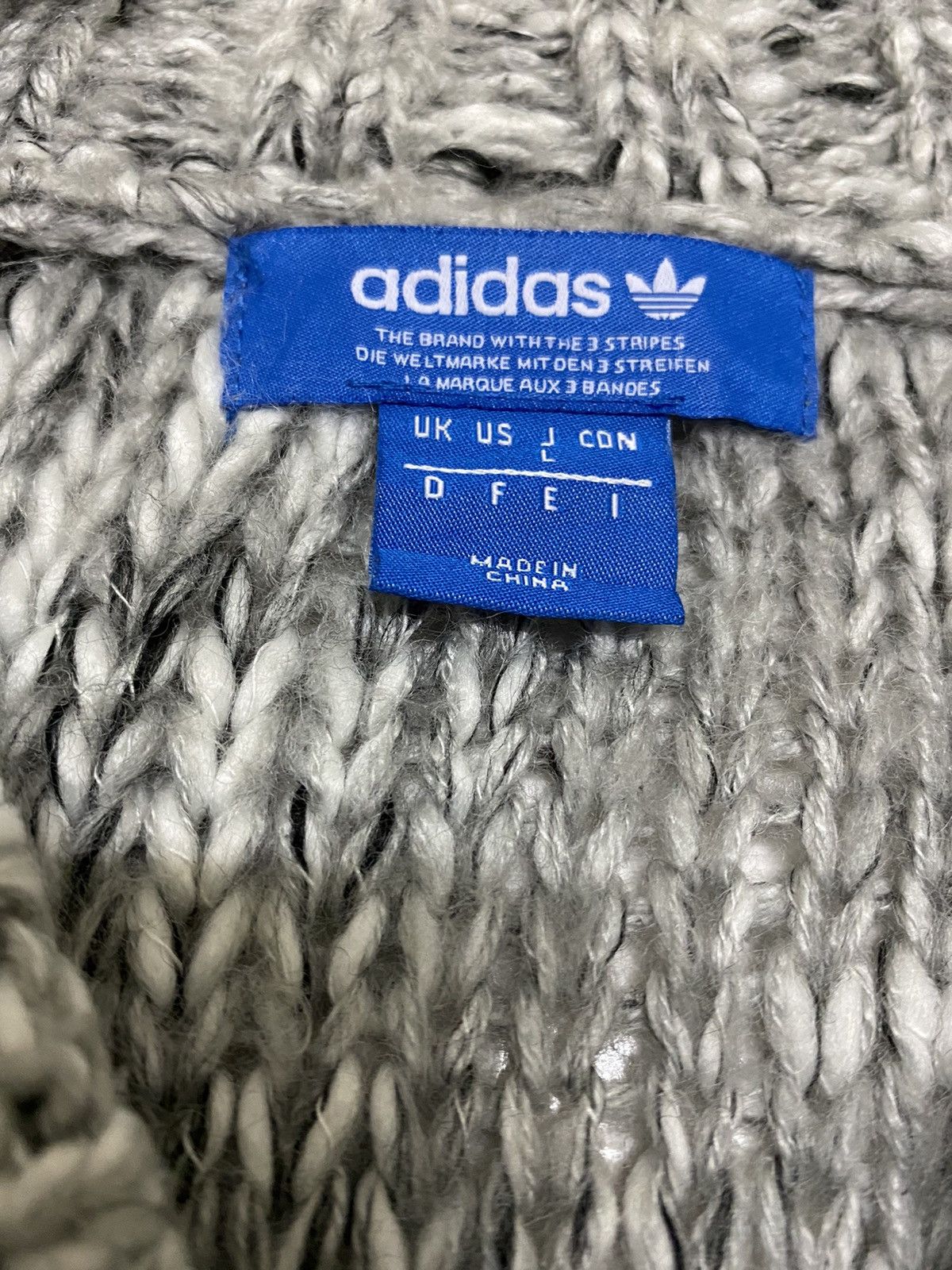 Adidas Adidas Original 3 Stripe Zipper Knitted Sweater (C2) Size US S / EU 44-46 / 1 - 6 Thumbnail