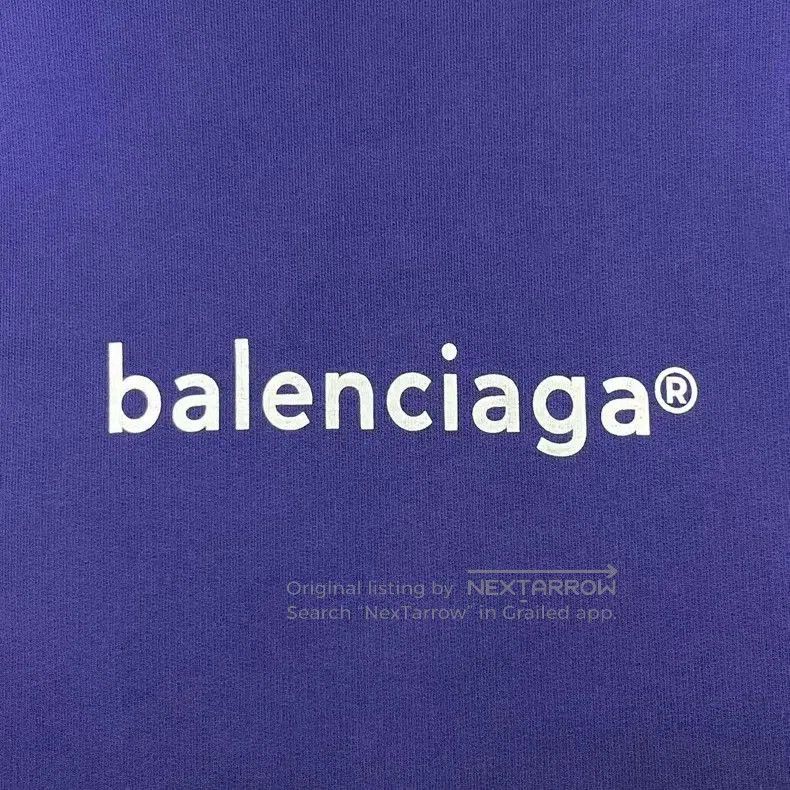 Balenciaga Balenciaga Navy Logo Hoodie XS. Size US XS / EU 42 / 0 - 4 Thumbnail