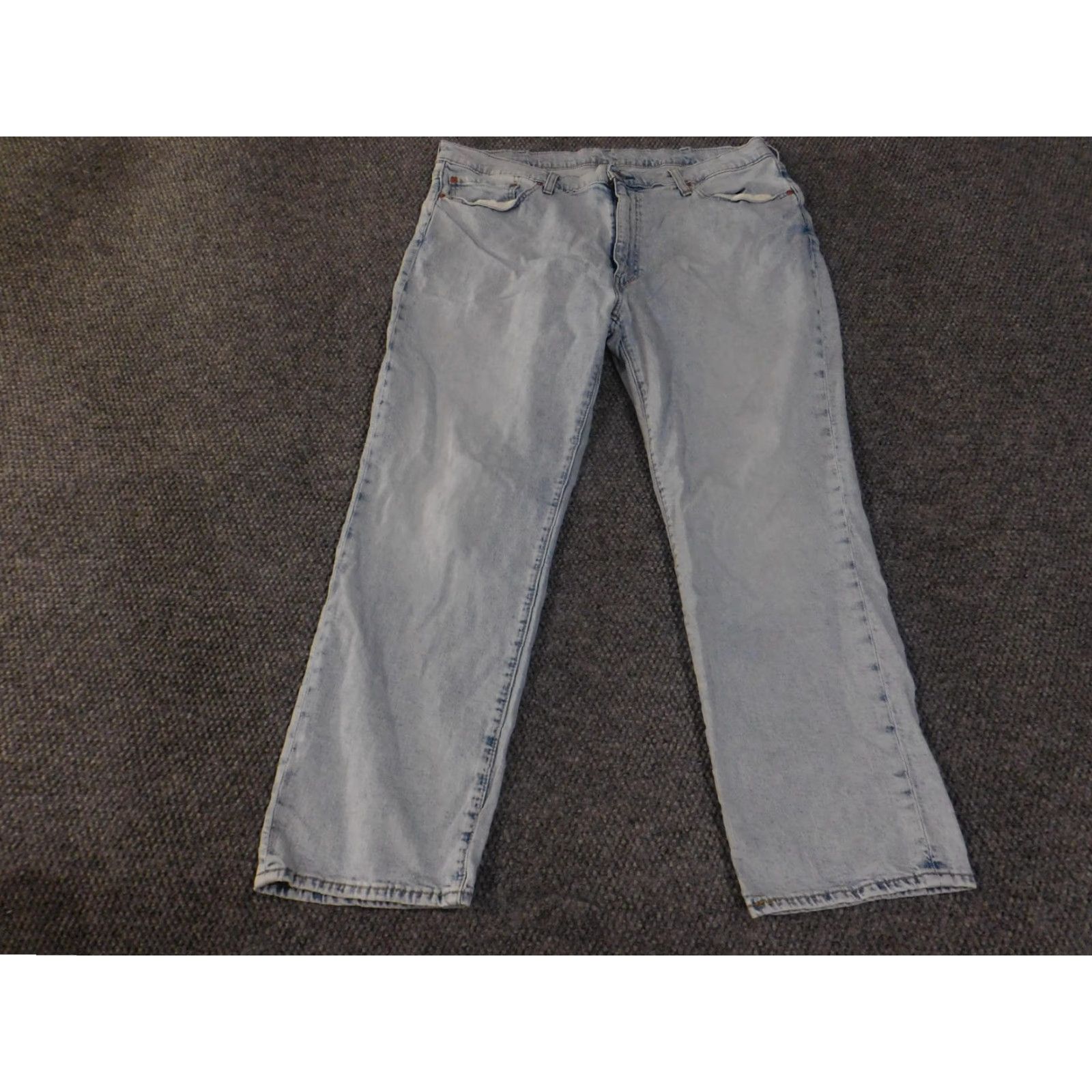 Levi's VINTAGE? No. Levi's 541 Jeans Mens 40x30 Light Blue Athletic Fit Stretch Denim Pants Waterless Size US 40 / EU 56 - 2 Thumbnail