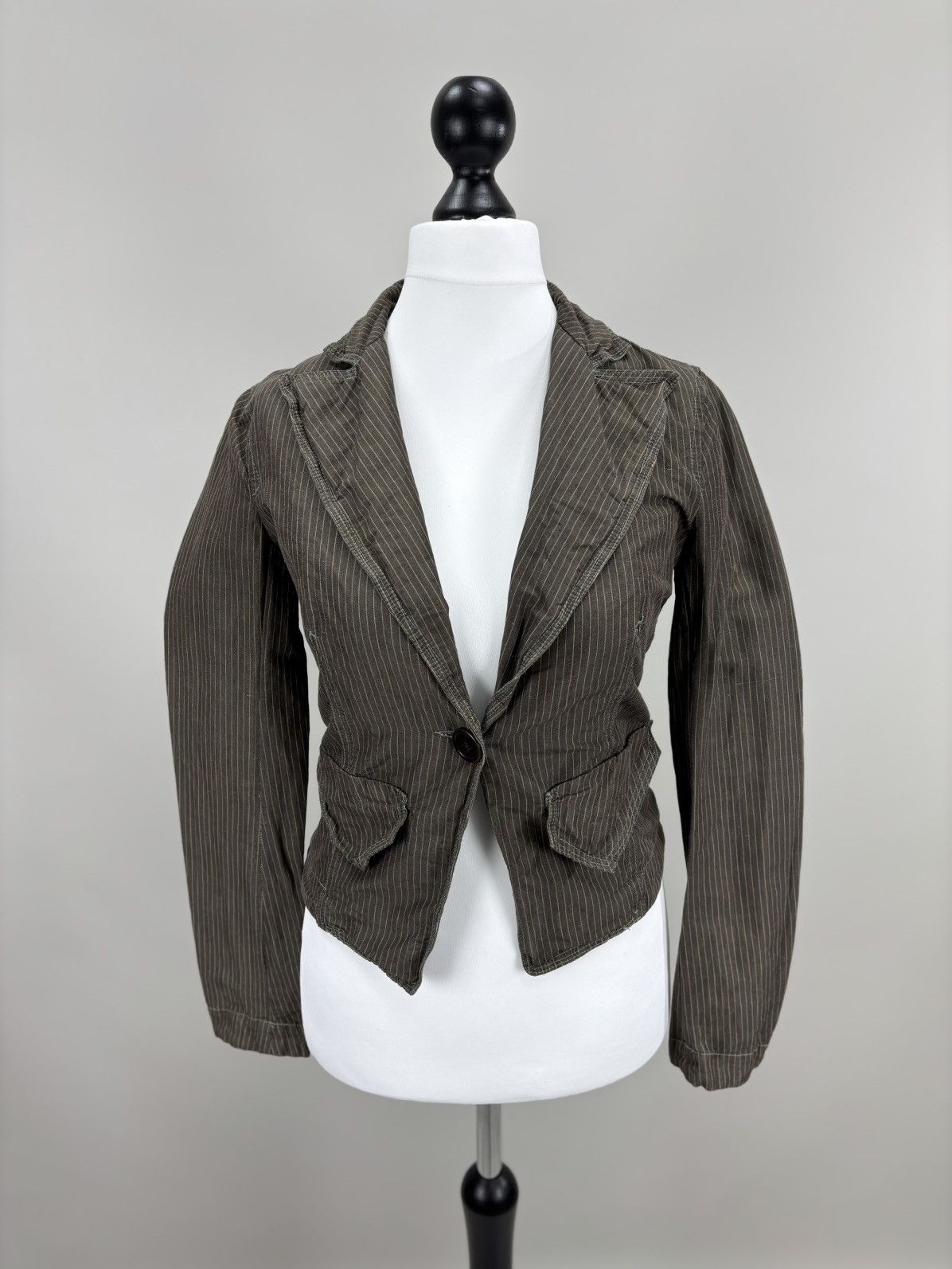 Transit Womens blazer Transit Par Such Size 2 Color Brown Size S / US 4 / IT 40 - 2 Thumbnail