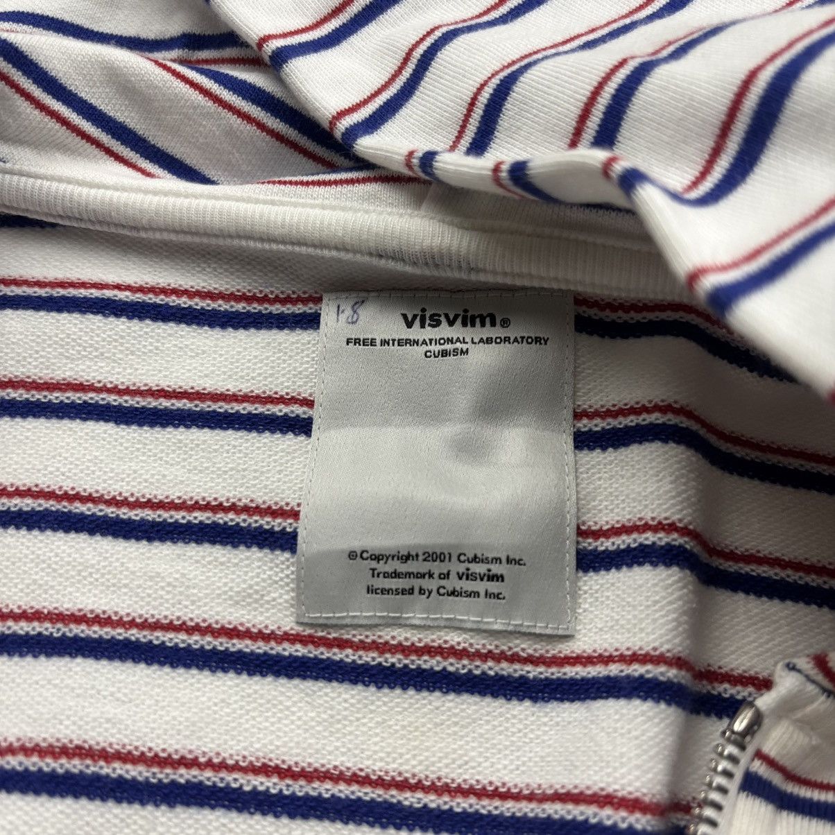 Visvim Visvim Stripe Zipped Hoodie Size US L / EU 52-54 / 3 - 6 Thumbnail