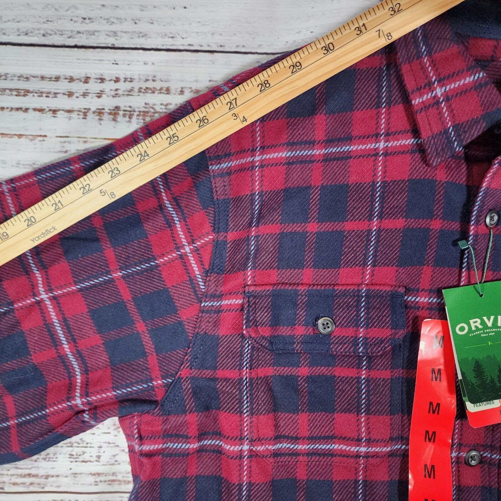 Orvis Orvis Heavy Weight Flannel Mens Sz M Plaid Shirt Jacket NWT Size US M / EU 48-50 / 2 - 11 Thumbnail