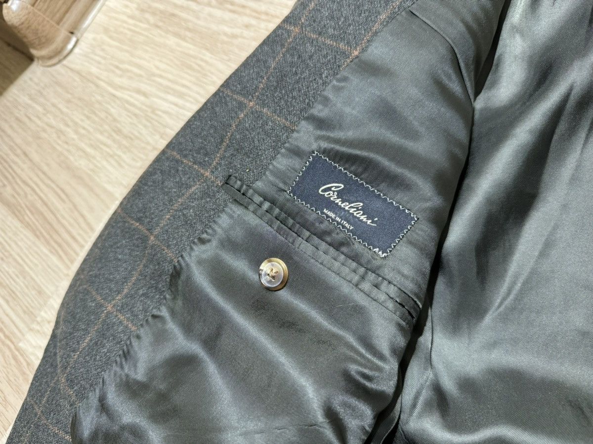 Corneliani × Designer Corneliani plaid wool cashmere blazer 48R Size 48R - 10 Thumbnail