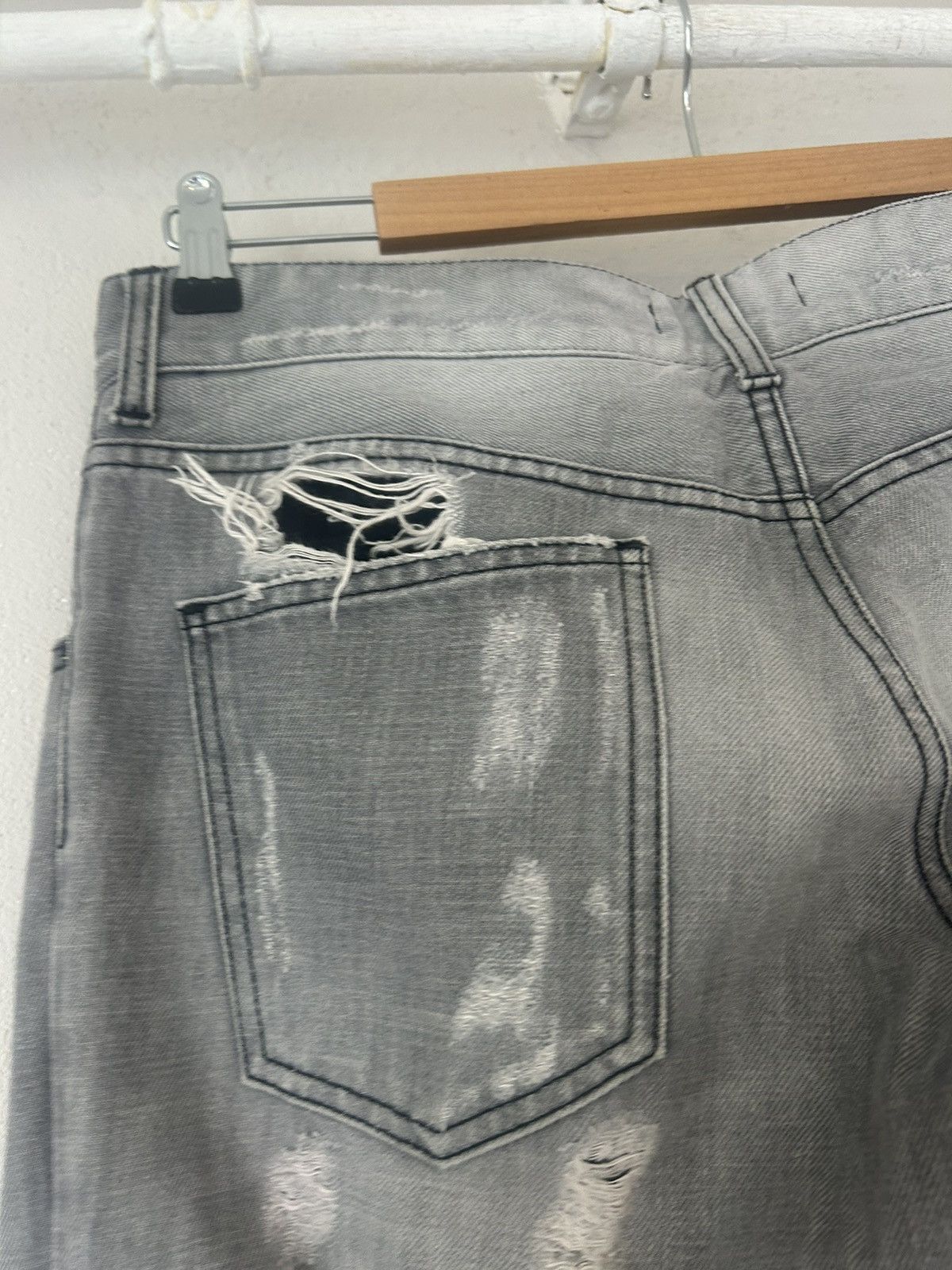 Dolce & Gabbana Boro Stitching Distressed Jeans Size US 34 / EU 50 - 10 Thumbnail