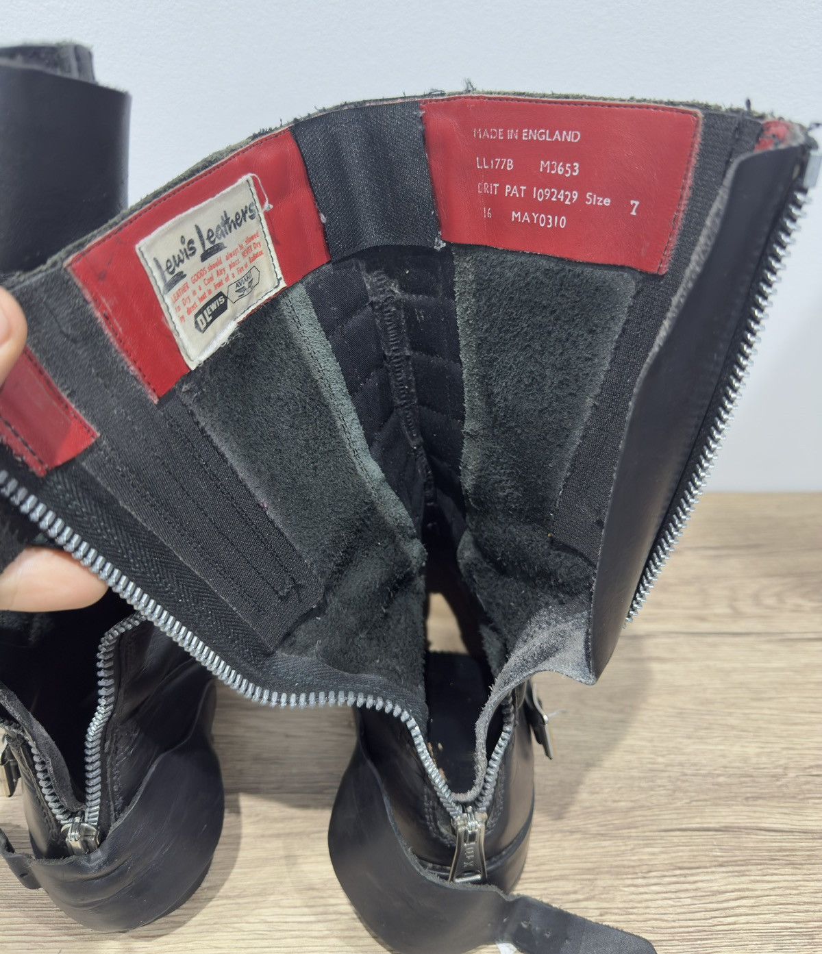 Lewis Leathers Lewis Leathers Road Racer Boots No.177 Talla 41 Hombre Size US 8 / EU 41 - 10 Thumbnail