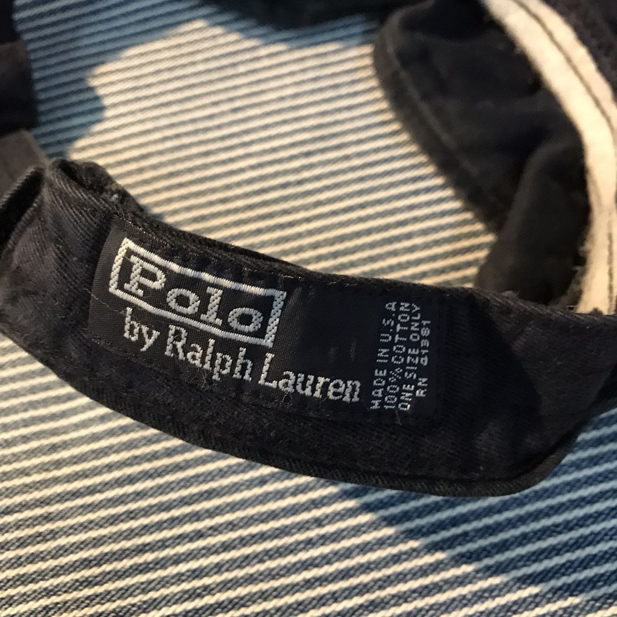 Polo Ralph Lauren × Ralph Lauren × Vintage Vintage Polo Ralph Lauren Visor Hat For Men caddy golf cap Size ONE SIZE - 8 Thumbnail
