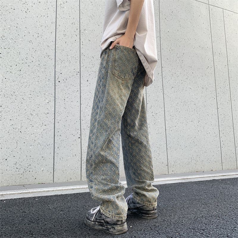 Japanese Brand × Jean Retro hip-hop loose straight leg micro flared jeans Size US 32 / EU 48 - 3 Thumbnail