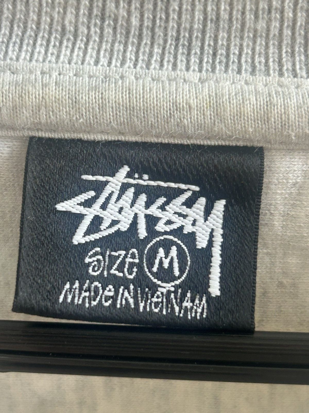 Stussy Grey stussy logo sweatshirt Size US M / EU 48-50 / 2 - 3 Thumbnail