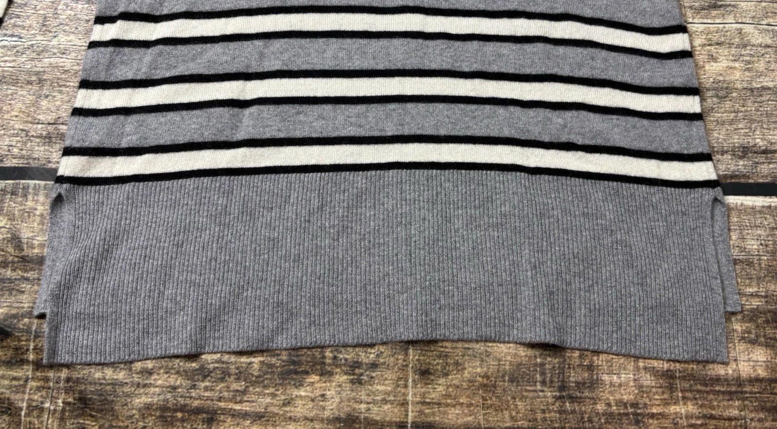 Bloomingdale's C by Bloomingdales Cashmere Sweater Women's Large Gray Size L / US 10 / IT 46 - 7 Thumbnail
