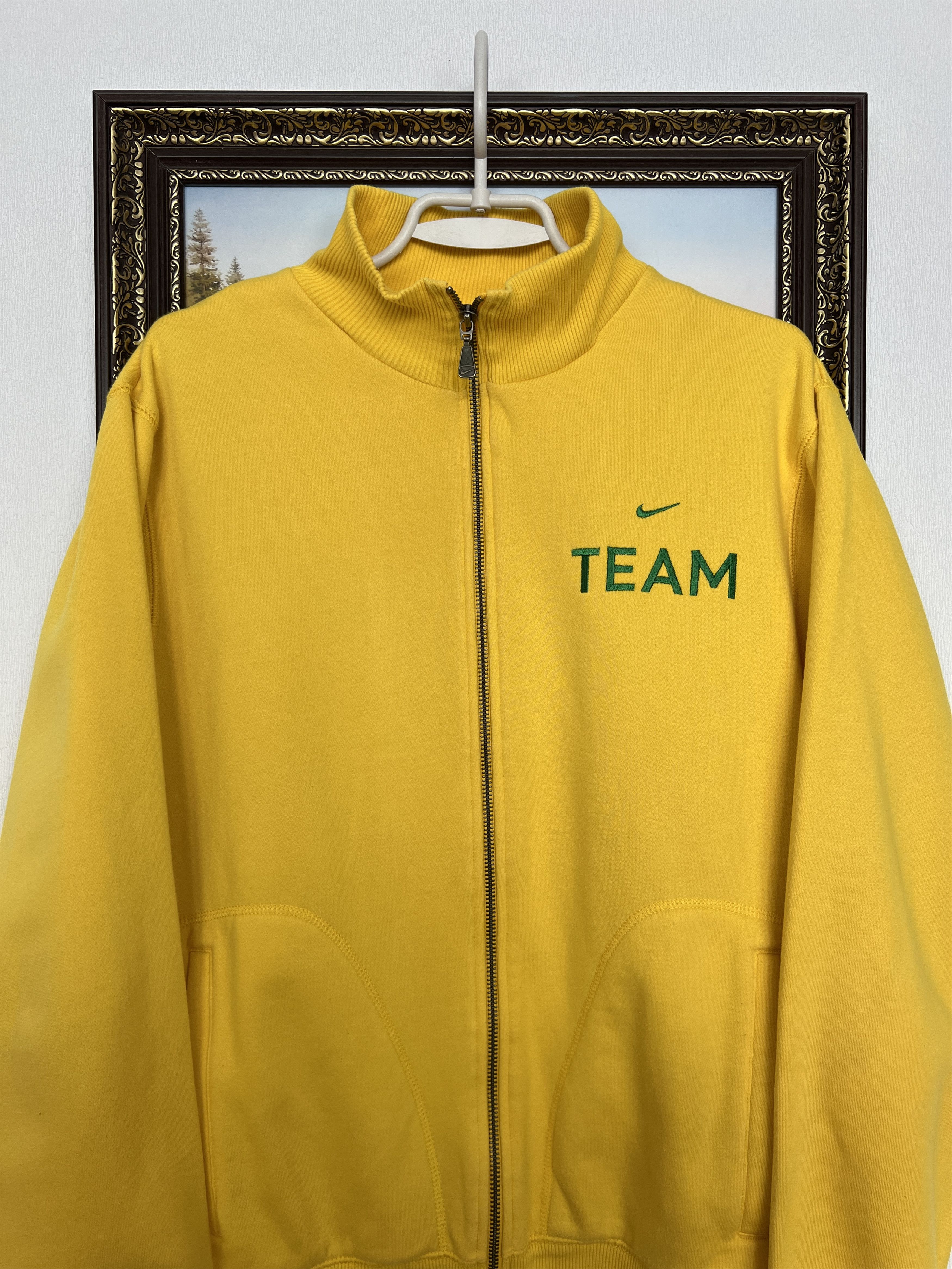 Nike Vintage Nike Team Brazil Football Jacket Soccer Track Top Size US M / EU 48-50 / 2 - 2 Thumbnail