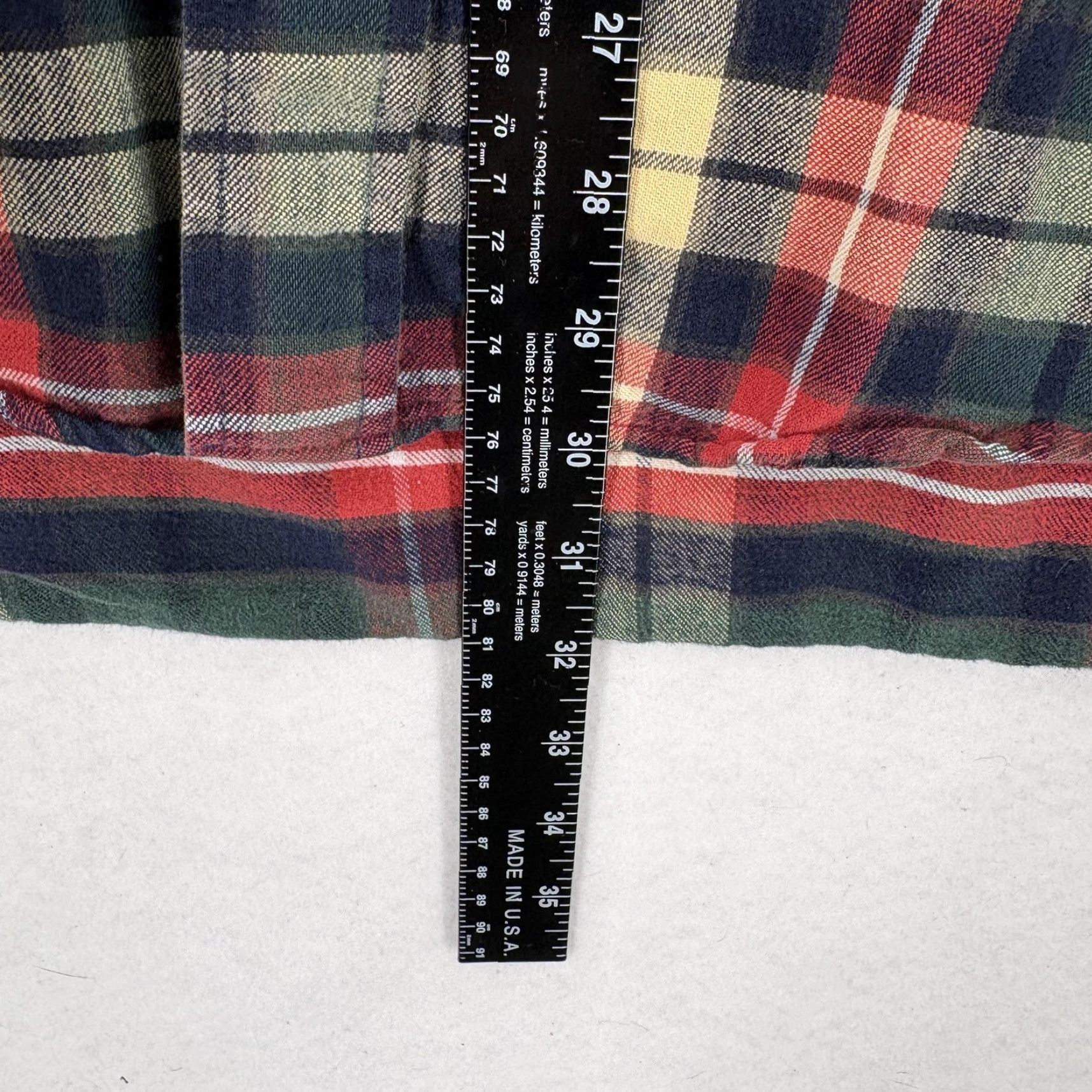 Vintage VINTAGE L.L. Bean Shirt Mens XLT Green Plaid Long Sleeve Button Up Flannel USA 90s Mens Size US XL / EU 56 / 4 - 6 Thumbnail