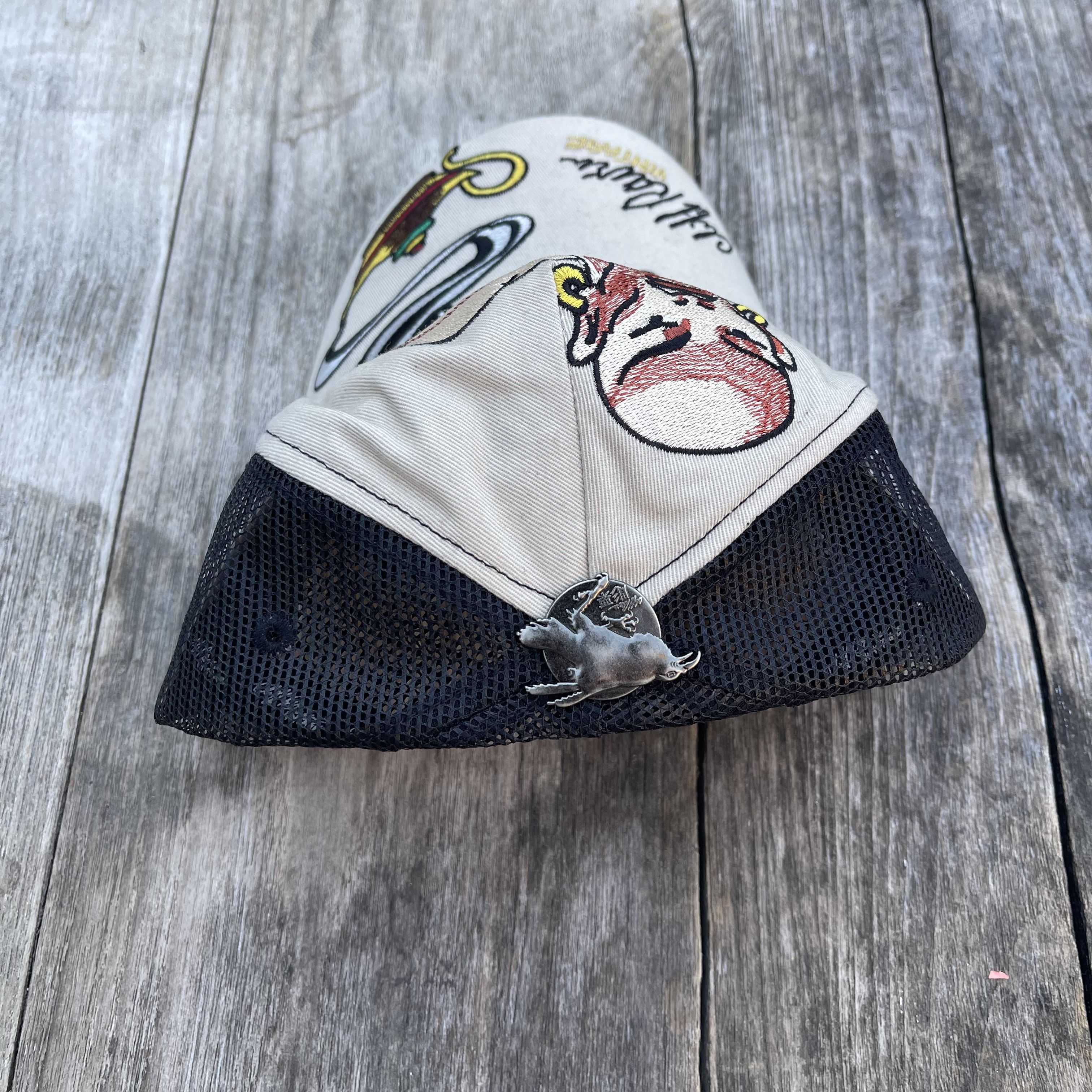 Harley Davidson Cliff Raven Vintage Genie Trucker Hat Size ONE SIZE - 3 Thumbnail