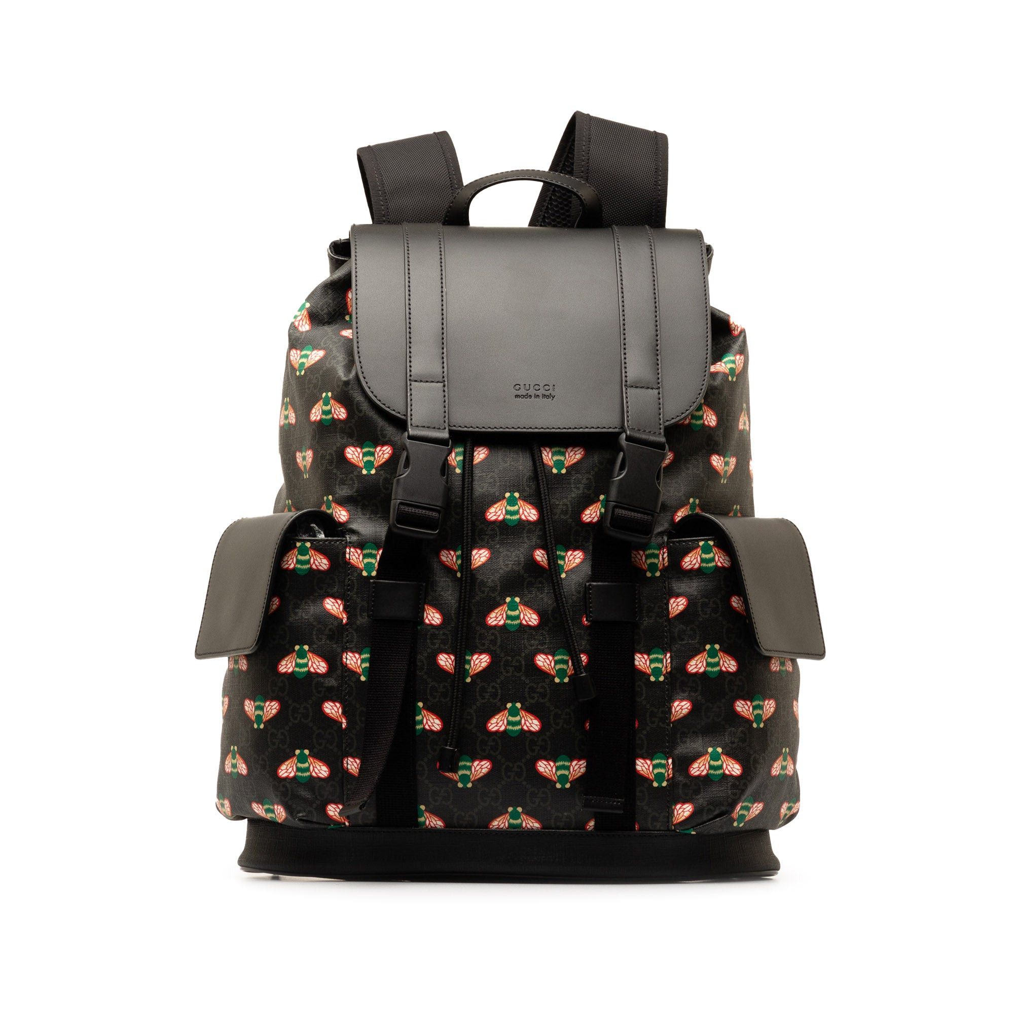 Gucci Gucci GG Supreme Bestiary Bee Backpack Black Size ONE SIZE - 1 Thumbnail