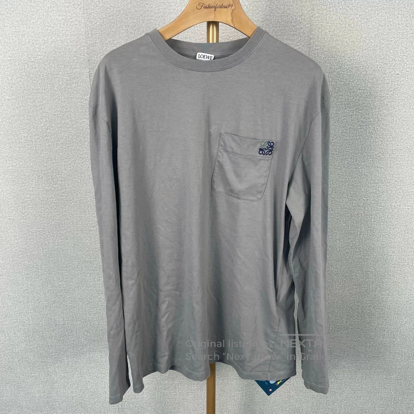 Loewe Loewe Gray Cotton Long. Size US M / EU 48-50 / 2 - 1 Thumbnail