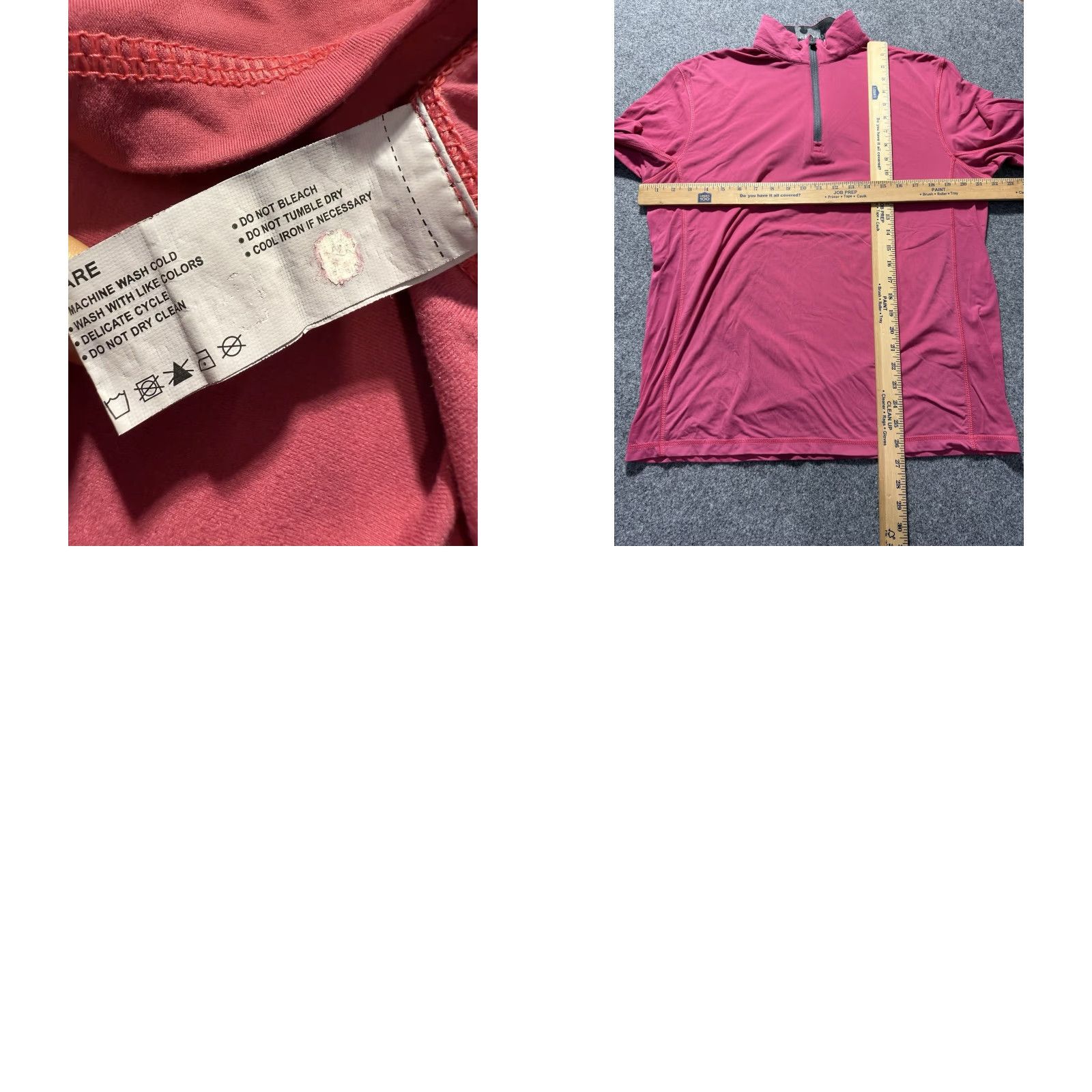 Vintage Greyson Men’s Tate Mockneck Pullover 1/4 Zip Pink S Golf Moisture Wicking Breathable Lightweight Stretch Casual Outdoor Sports EUC Size US S / EU 44-46 / 1 - 8 Thumbnail