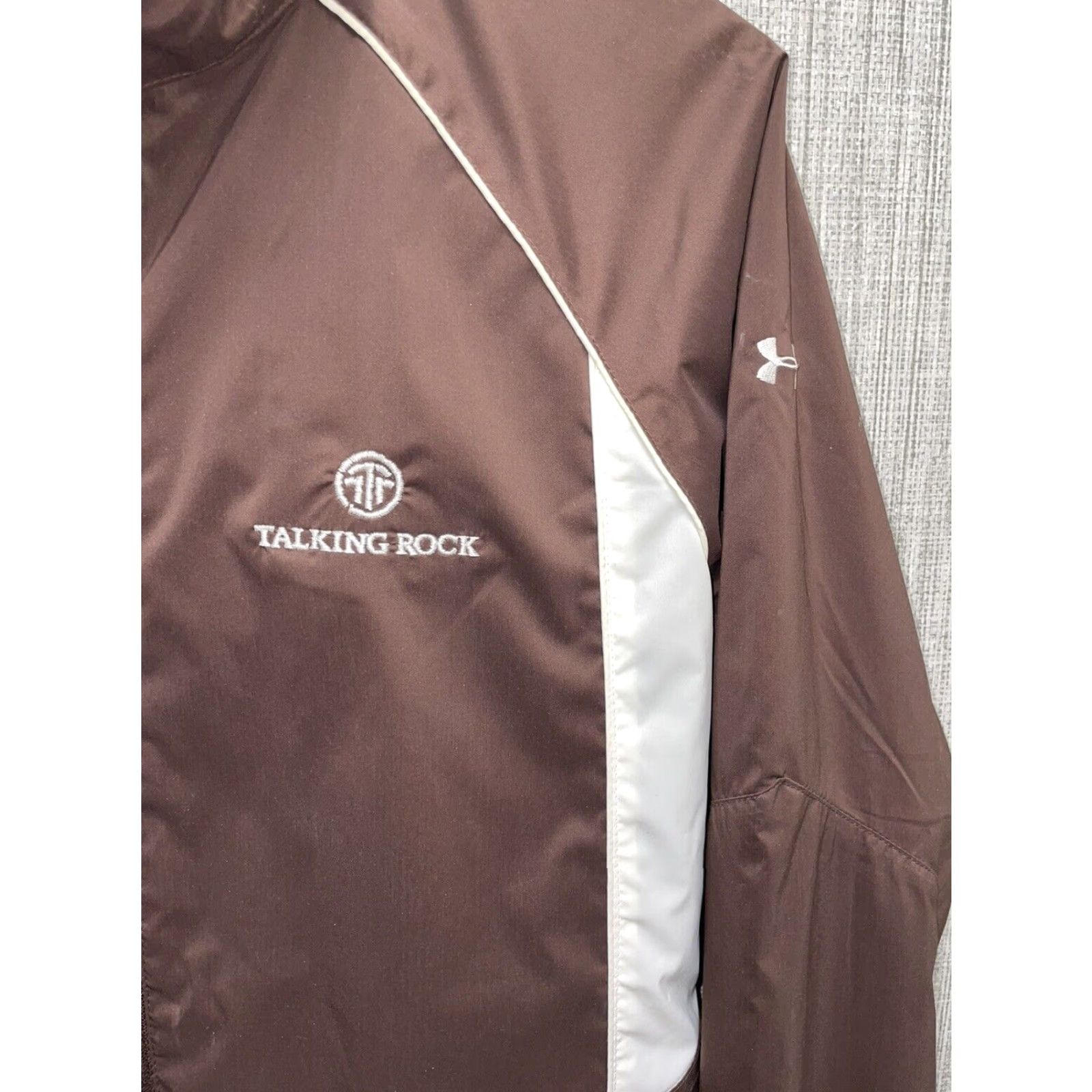 Under Armour Under Armour Jacket Womens S Golf Brown/White Size S / US 4 / IT 40 - 3 Thumbnail