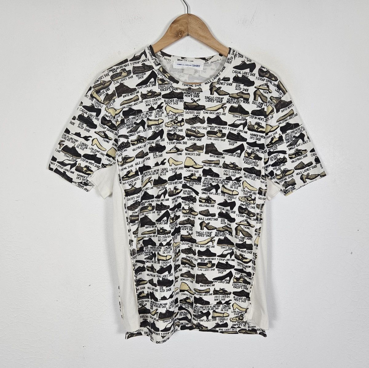 Comme des Garcons Comme des Garcons CDG Shoes all over pattern shirt Size US M / EU 48-50 / 2 - 2 Thumbnail