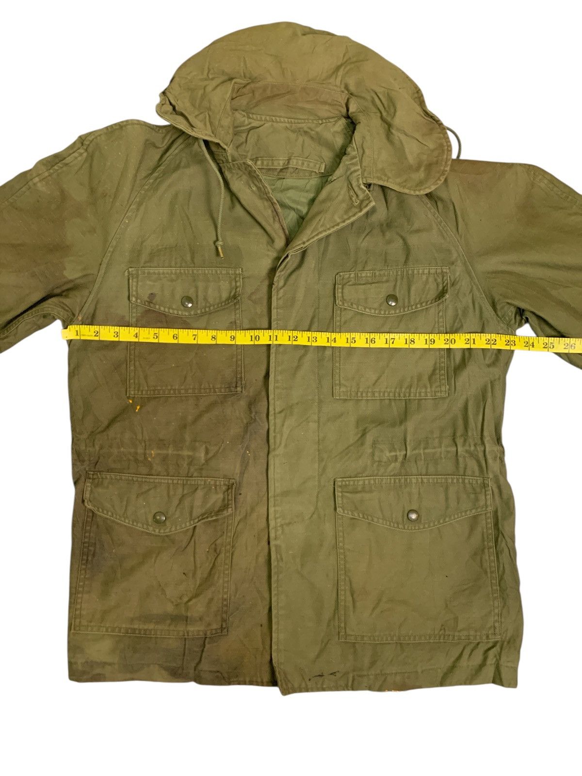 Other Rare Vintage Grade 2 USAF "Dumbo Collar" OG-107 Field Jacket Size US L / EU 52-54 / 3 - 11 Thumbnail