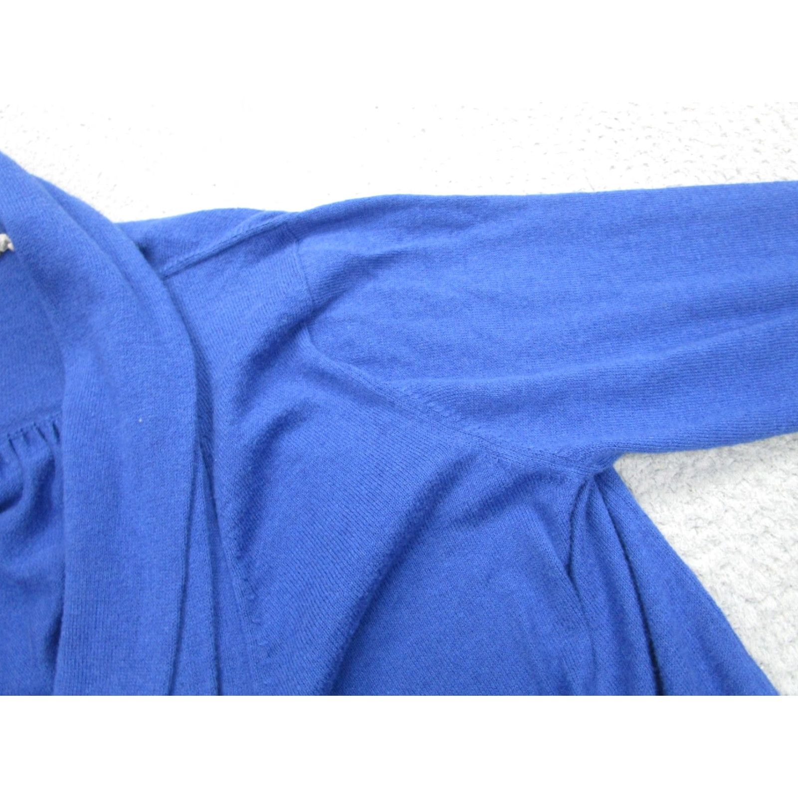 Eileen Fisher Eileen Fisher Cardigan Sweater Womens Large Blue Organic Cotton Open Front Size L / US 10 / IT 46 - 5 Thumbnail