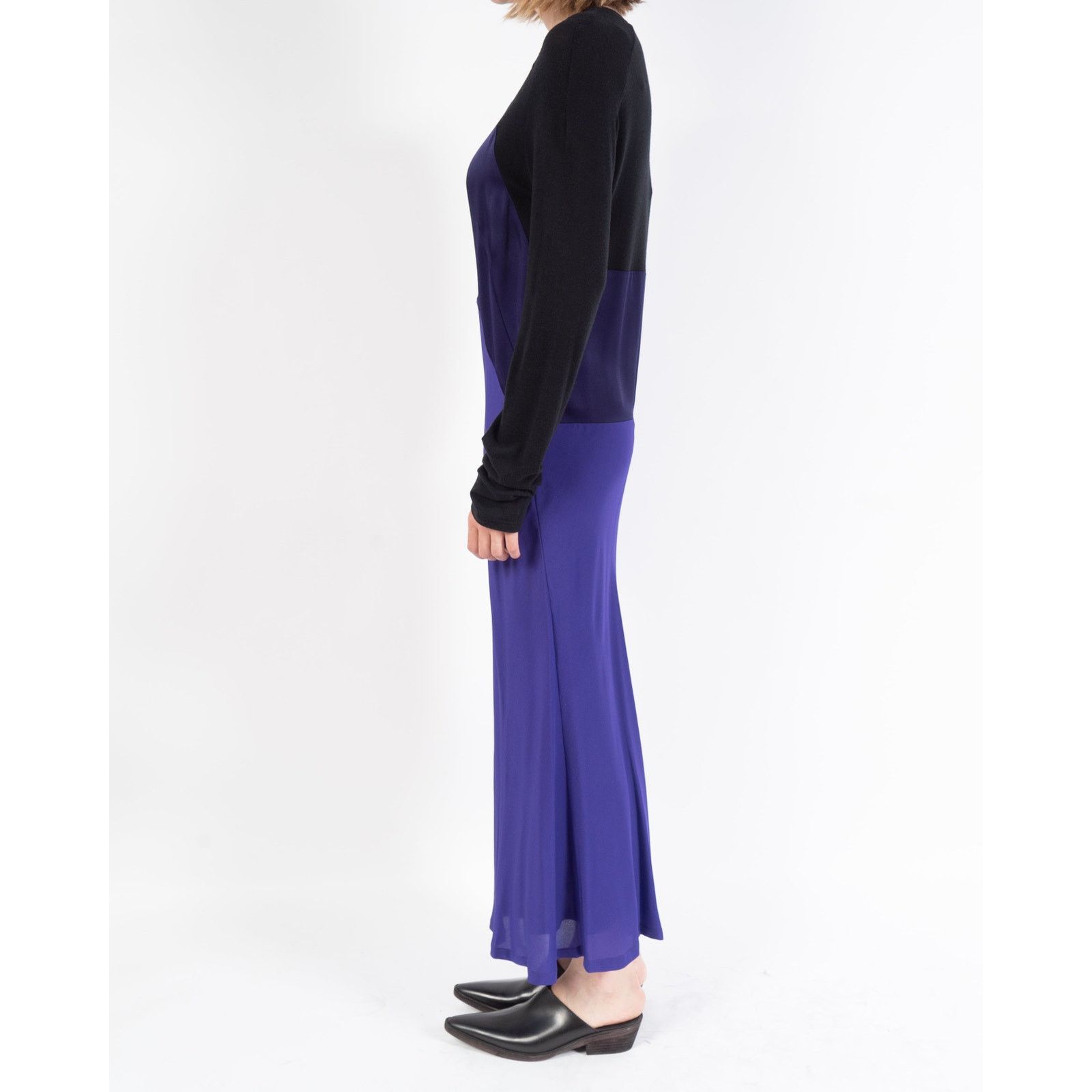 FW19 Mixed Fabric Dress