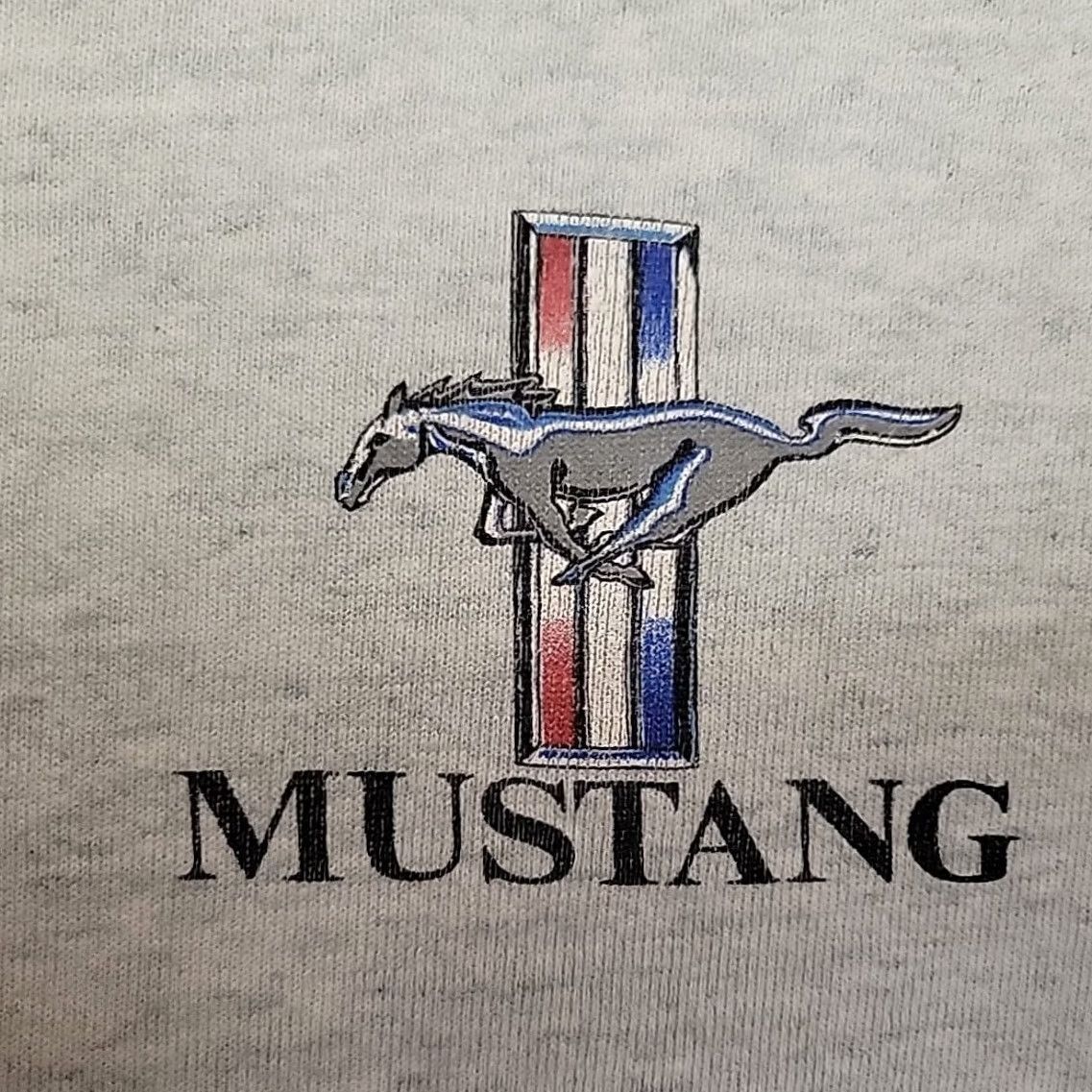 Fruit Of The Loom VINTAGE Ford Mustang Sweatshirt Men XL Gray Made in USA Crewneck Fleece Size US XL / EU 56 / 4 - 5 Thumbnail