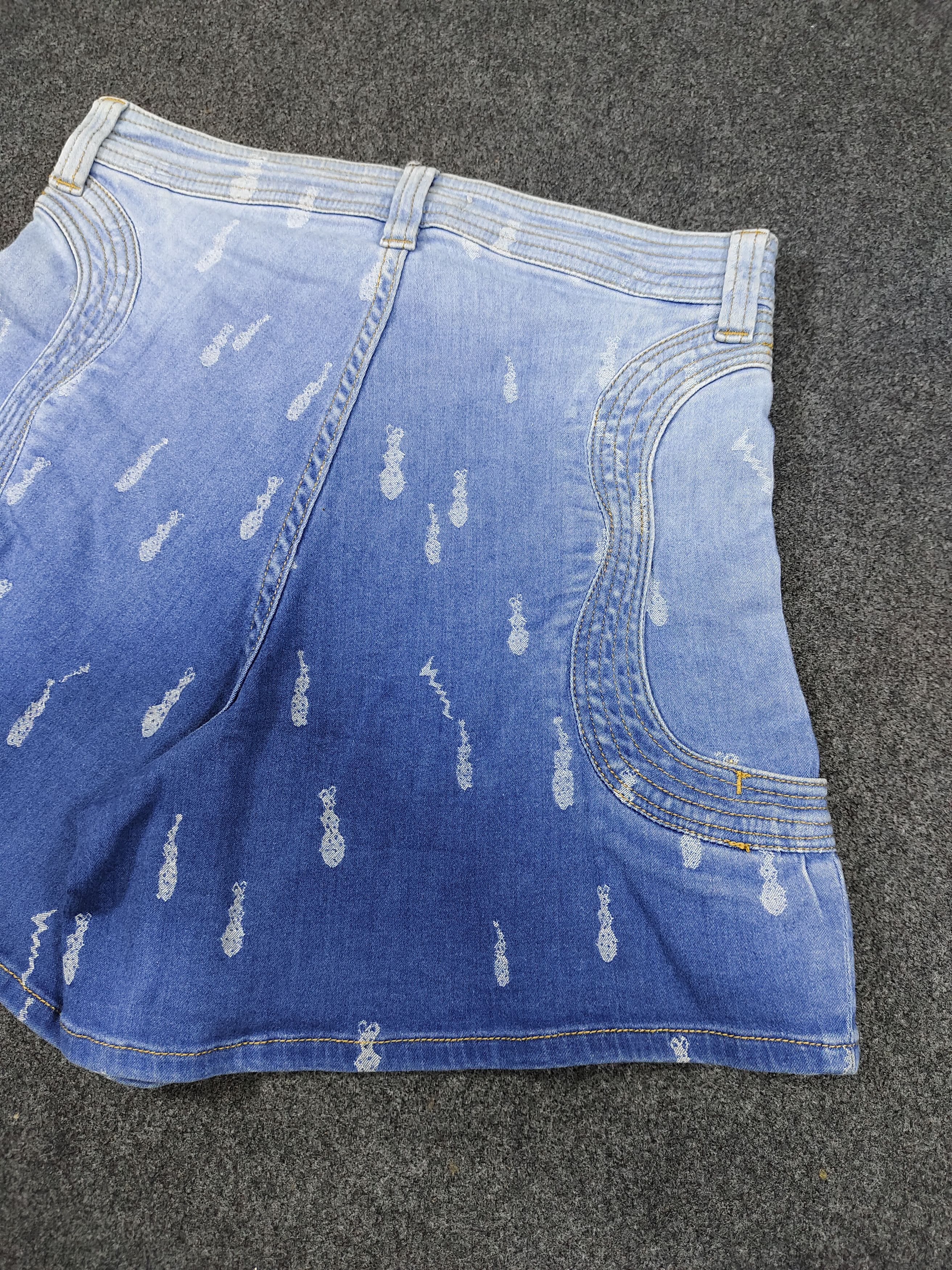 Tsumori Chisato Tsumori Chisato- Archive Sculpted Abstract Ombre Wash Denim Size 28" / US 6 / IT 42 - 5 Thumbnail