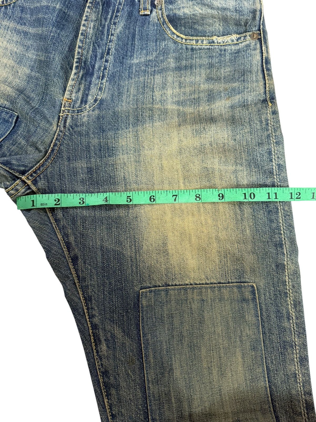 Global Work Vintage Japan Global Work Patchwork Fade Jeans Pants Denim Size US 30 / EU 46 - 10 Thumbnail