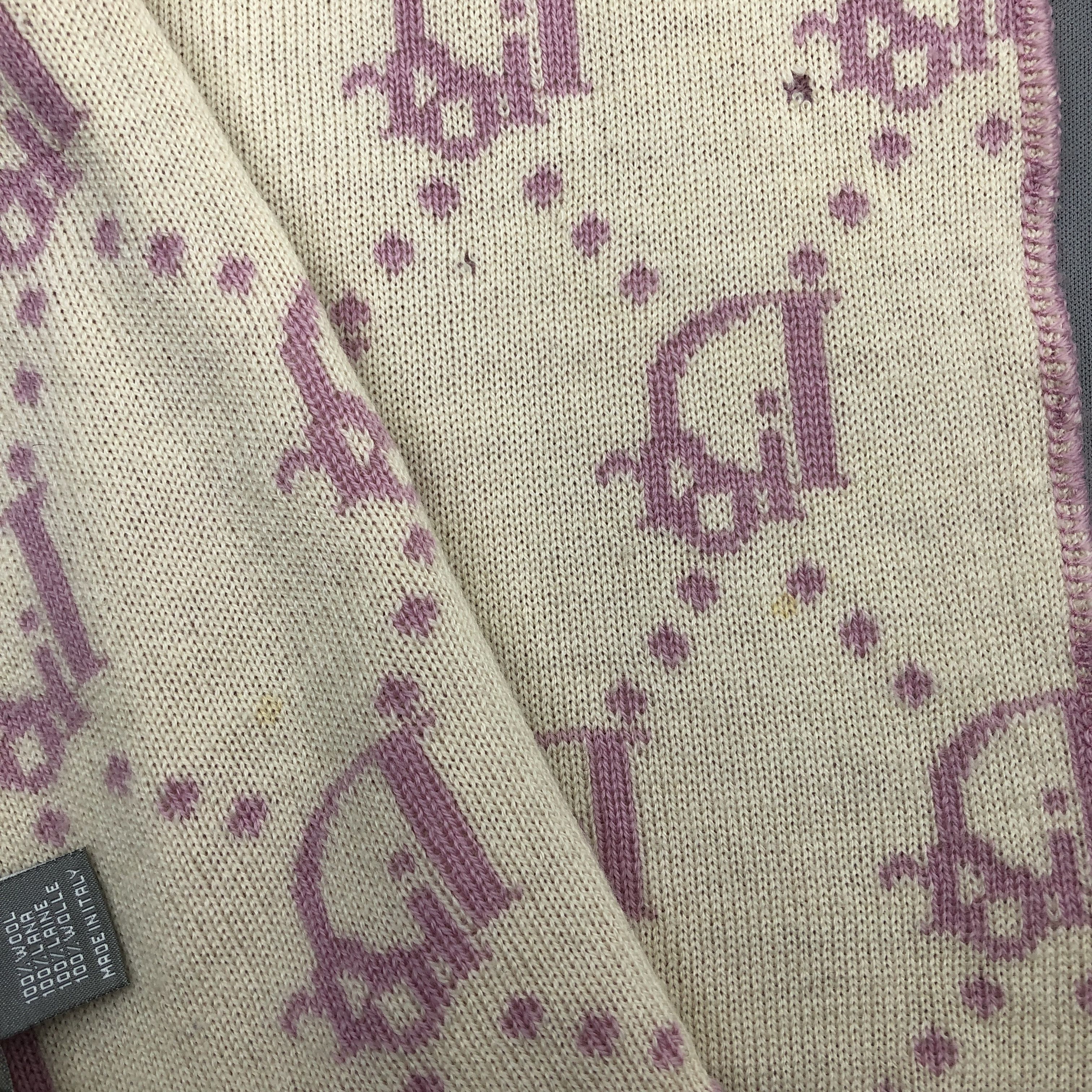 Christian Dior Monsieur × Vintage Vintage Christian Dior Trotter Scarf Muffler Wool Scarves Size ONE SIZE - 8 Thumbnail