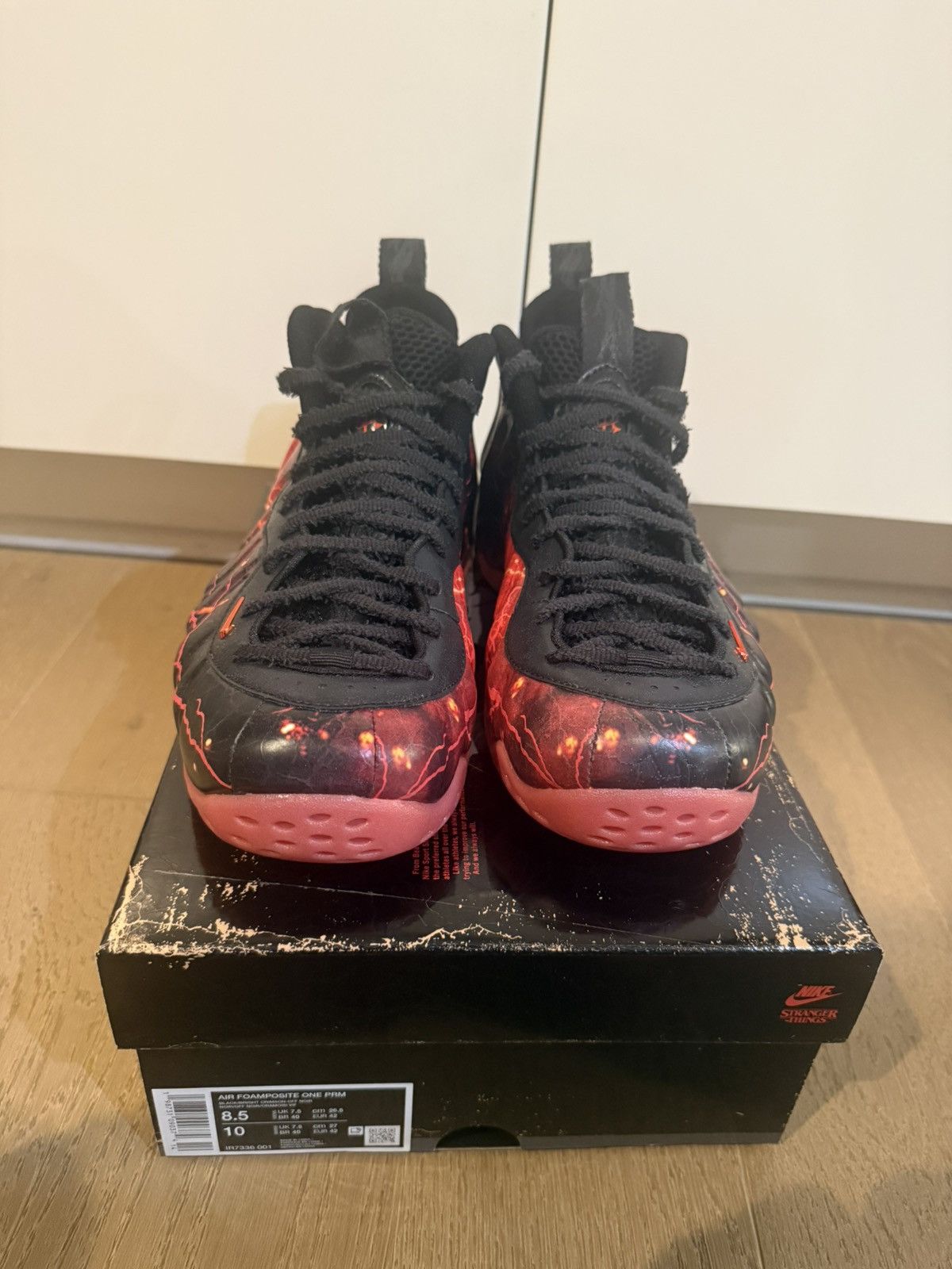 Nike Size 8.5 Nike Air Foamposite One Stranger Things IR7336-001 Size US 8.5 / EU 41-42 - 2 Thumbnail