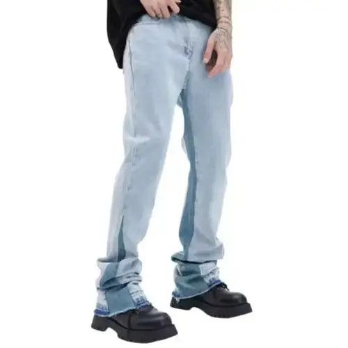 Japanese Brand × Jean Blue Stacked Denim Jeans Size US 32 / EU 48 - 1 Thumbnail