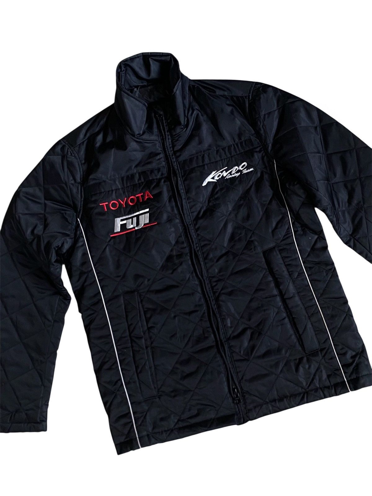 Formula 1 Vintage Toyota Kondo Racing Team Puffer Jacket Size US S / EU 44-46 / 1 - 1 Thumbnail