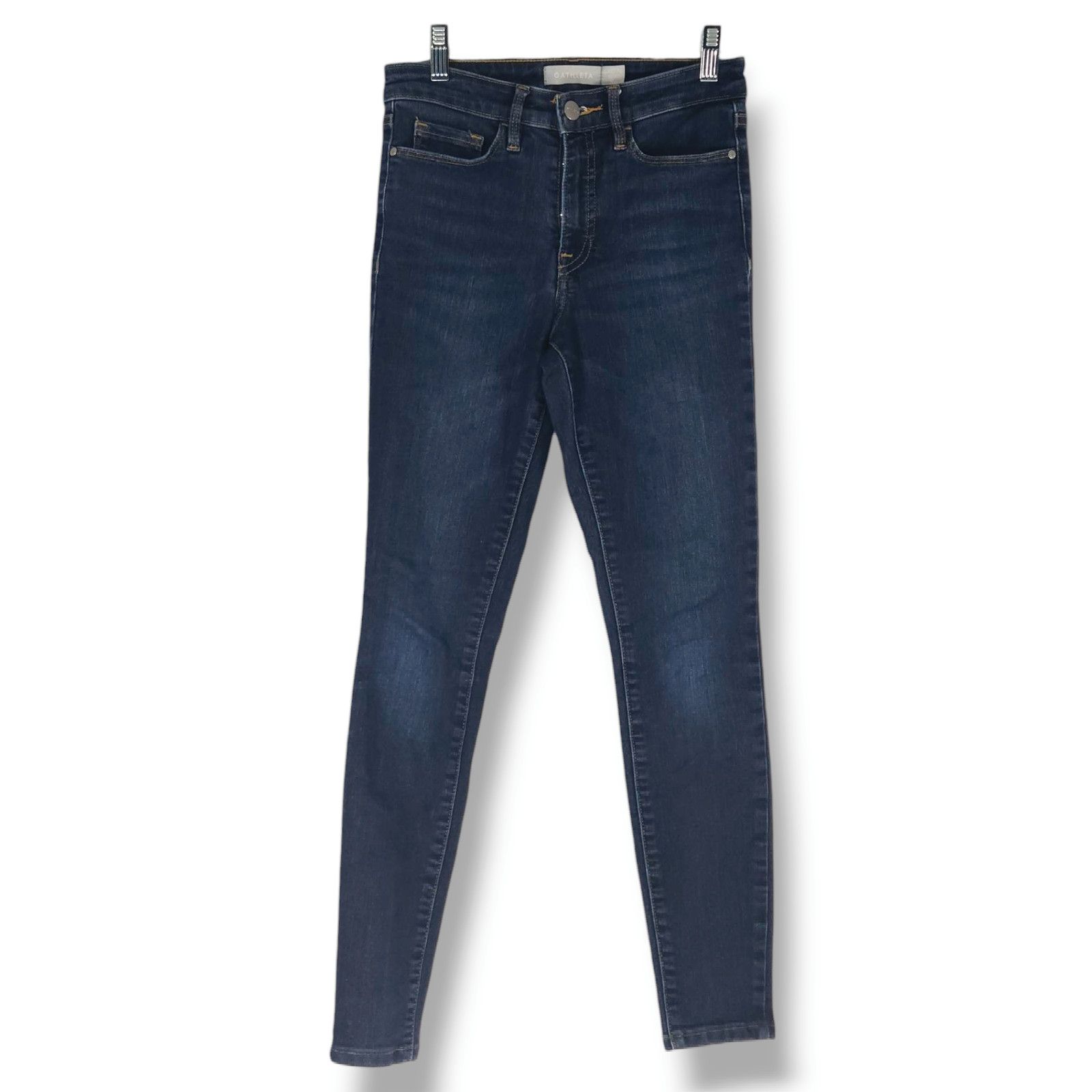 Athleta EUC Athleta Sculptek Stretch Ultra Skinny Jeans Sz 0[25] x28 Size 25" / US 0 / IT 36 - 2 Thumbnail