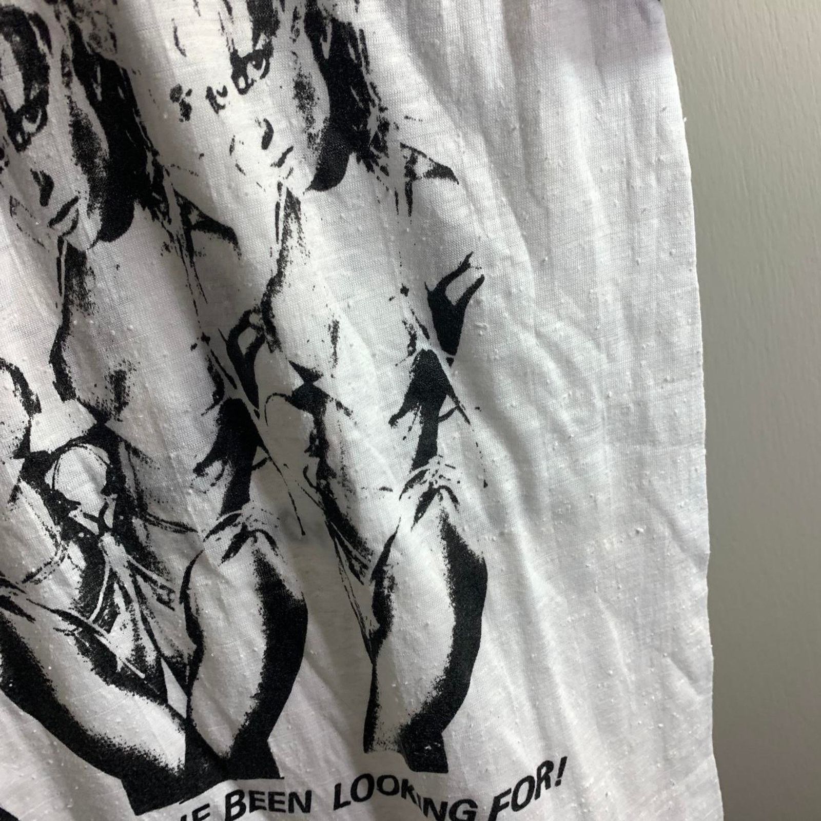 Vintage 80s MISSING PERSON The Band Youve Been Looking For tee shirt Size US XL / EU 56 / 4 - 6 Thumbnail