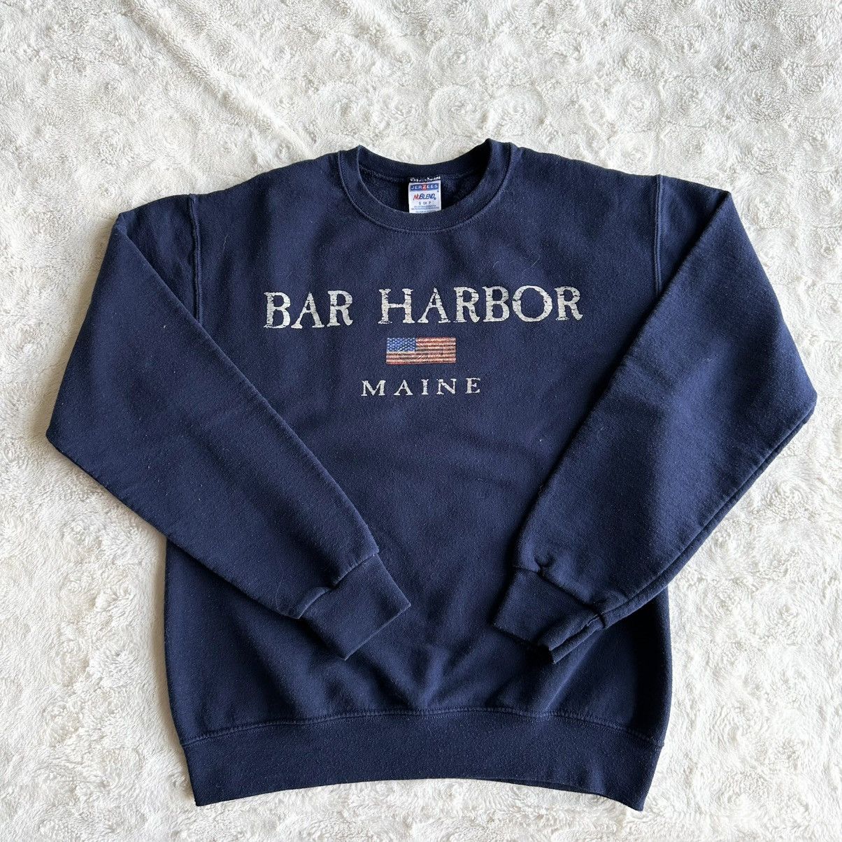 Jerzees Vintage Bar Harbor Maine Crewneck Sweatshirt Women S Lobster Size S / US 4 / IT 40 - 2 Thumbnail