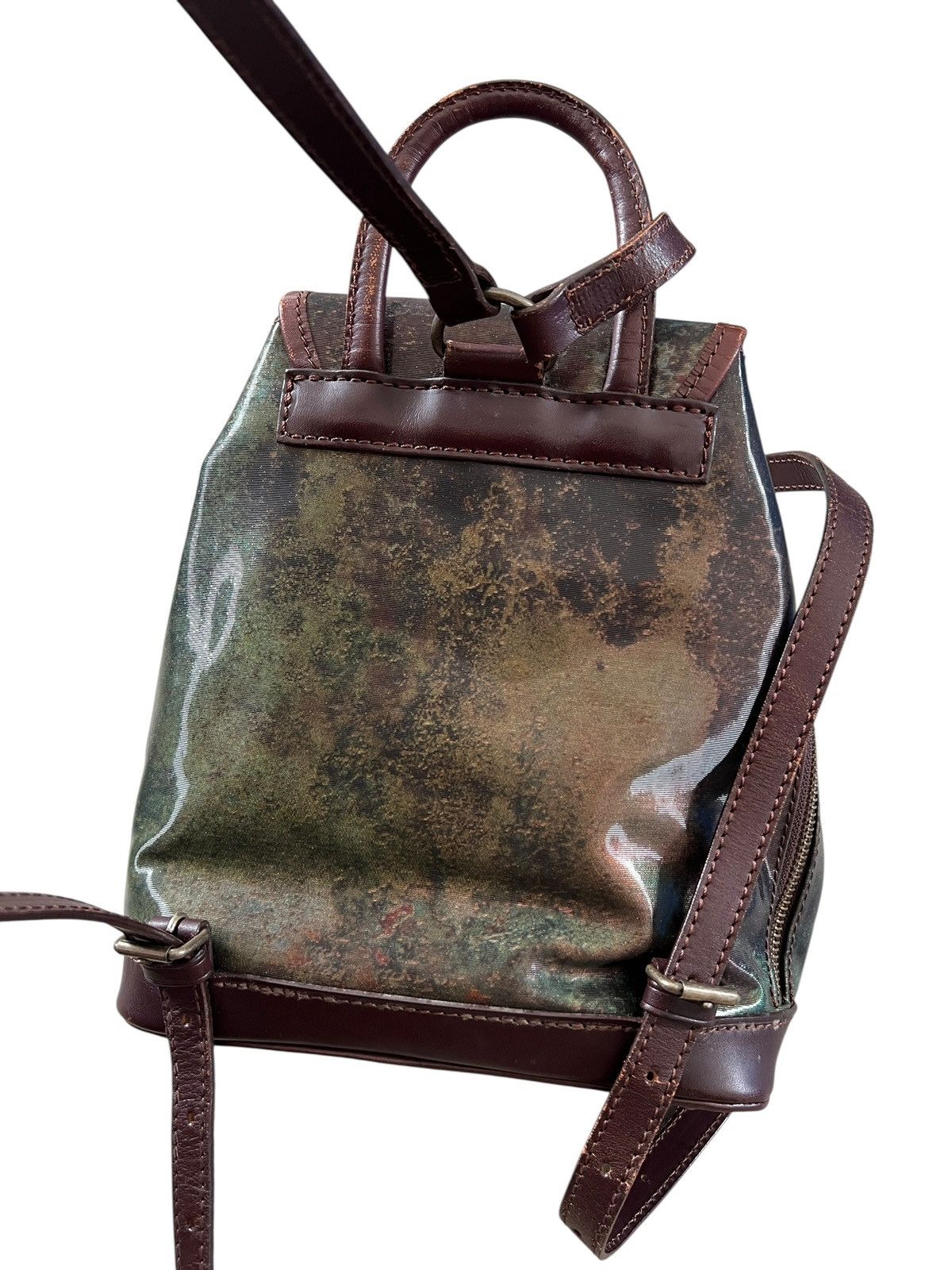 Jean Paul Gaultier Vintage Jean Paul Gaultier Cyber Holographic Backpack Size ONE SIZE - 6 Thumbnail