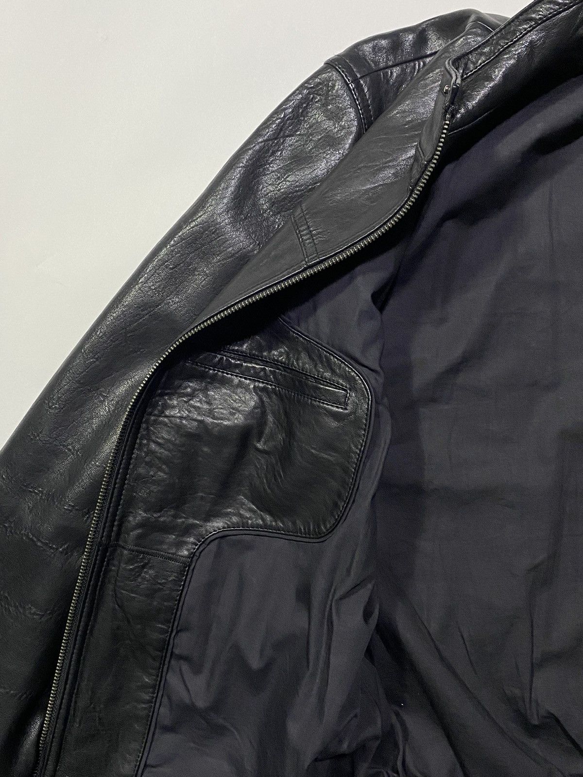 Earnest Sewn × Vintage Earnest Sewn Leather racing Jacket (sz Med) NWOT Size US M / EU 48-50 / 2 - 15 Thumbnail