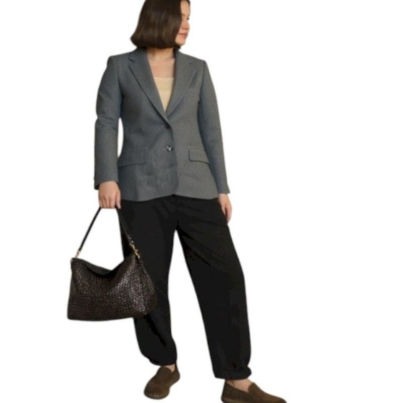 Evan Picone × Vintage Vintage Union Made Evan Picone Petite Wool Blazer Jacket S Size S / US 4 / IT 40 - 2 Thumbnail
