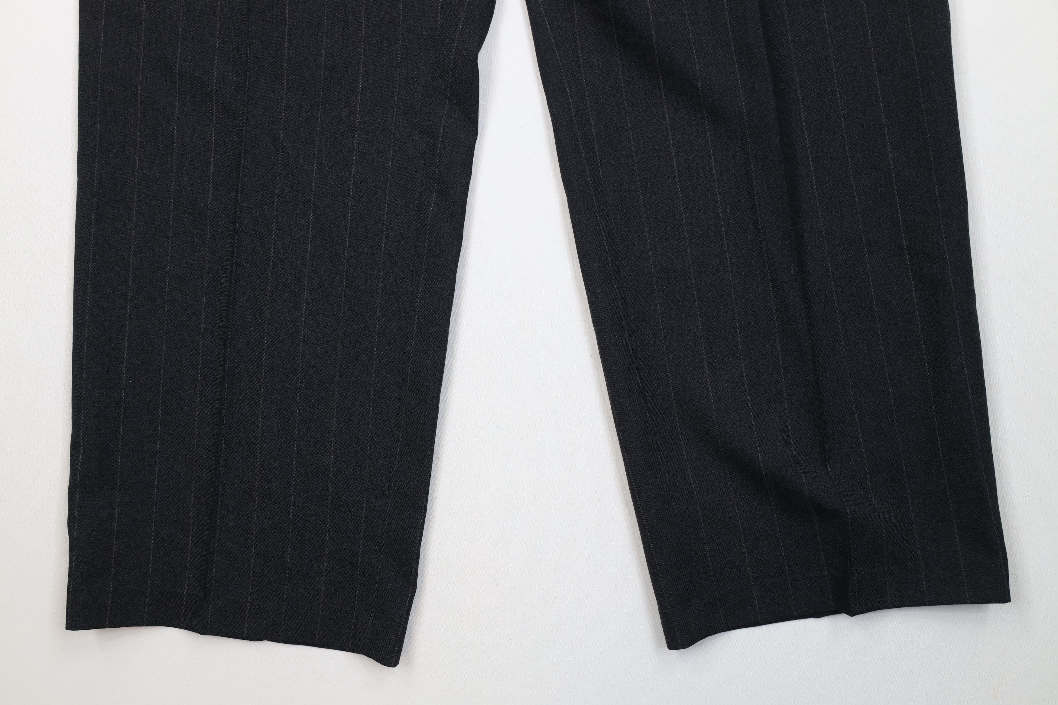 Vintage Vintage 70s Streetwear Pinstriped Wide Leg Chino Pants USA Size US 34 / EU 50 - 4 Thumbnail