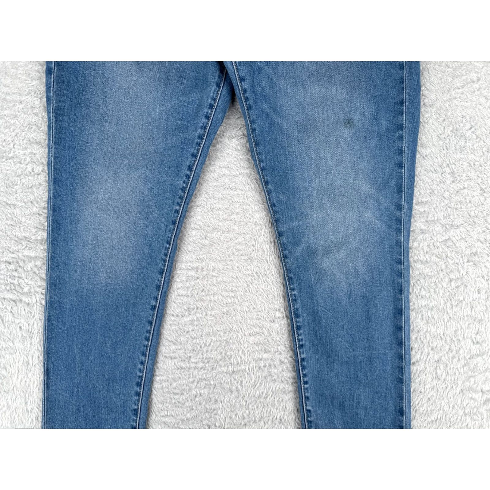 Levi's Levi's 700 Series Women's Skinny Jeans 32x30 Blue Denim Mid Rise Stretch Distressed 90s Vintage Inspired Size 24" / US 00 / IT 34 - 3 Thumbnail