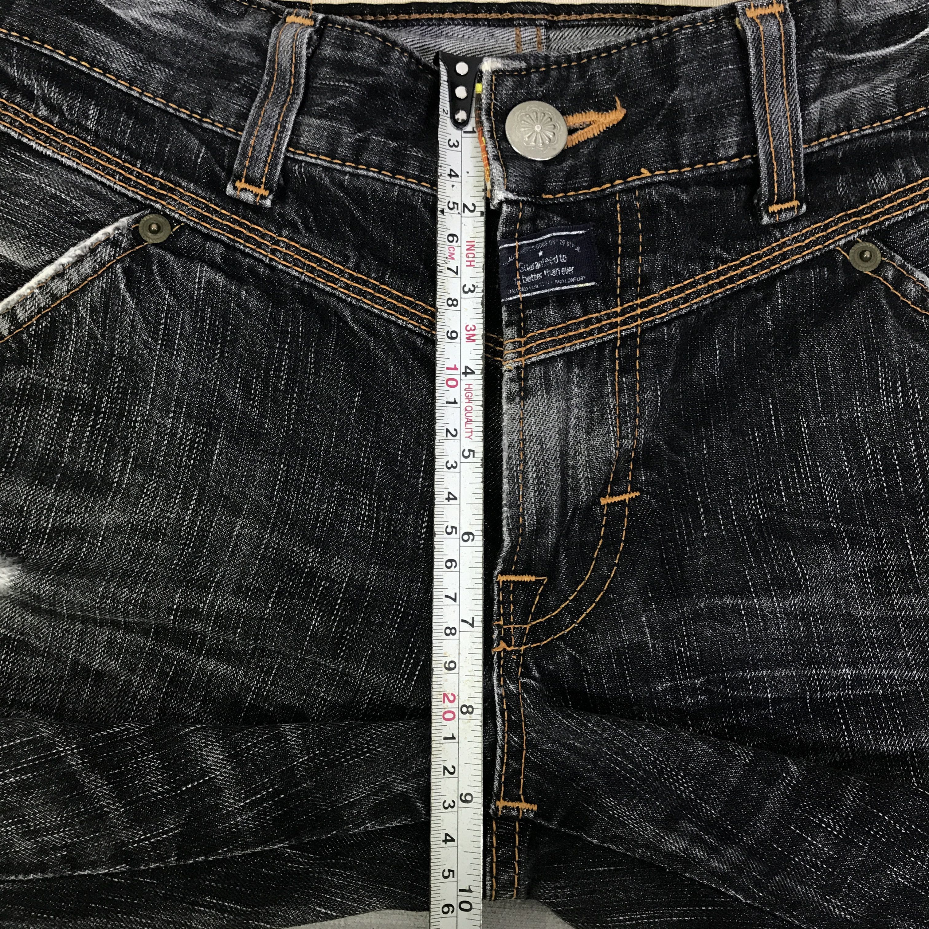 Edwin Vintage Edwin Black Faded Jeans pants K74B19 Size US 28 / EU 44 - 8 Thumbnail