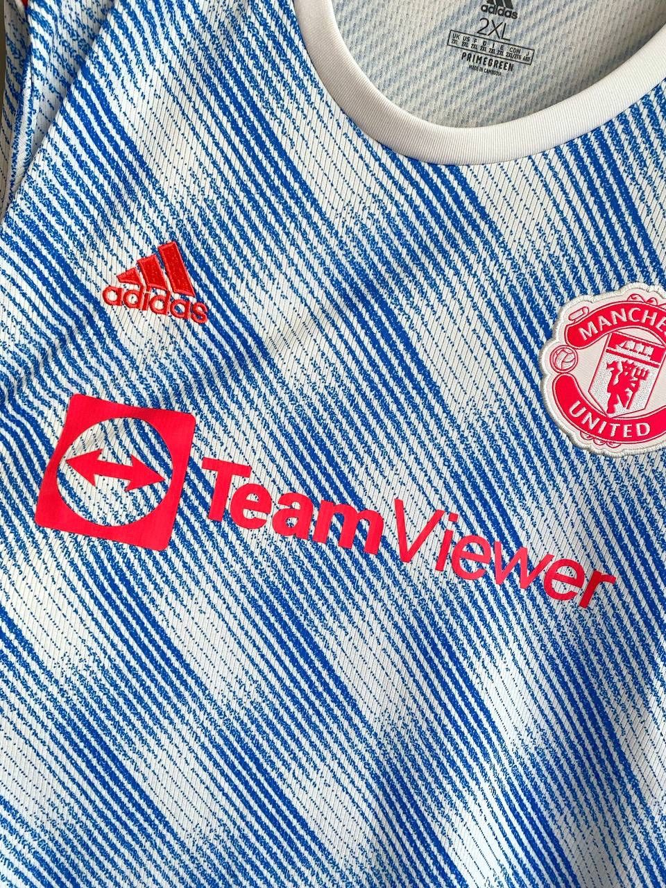 Adidas Manchester United 2021/22 Away Soccer Jersey #7 RONALDO, XXL Size US XXL / EU 58 / 5 - 10 Thumbnail