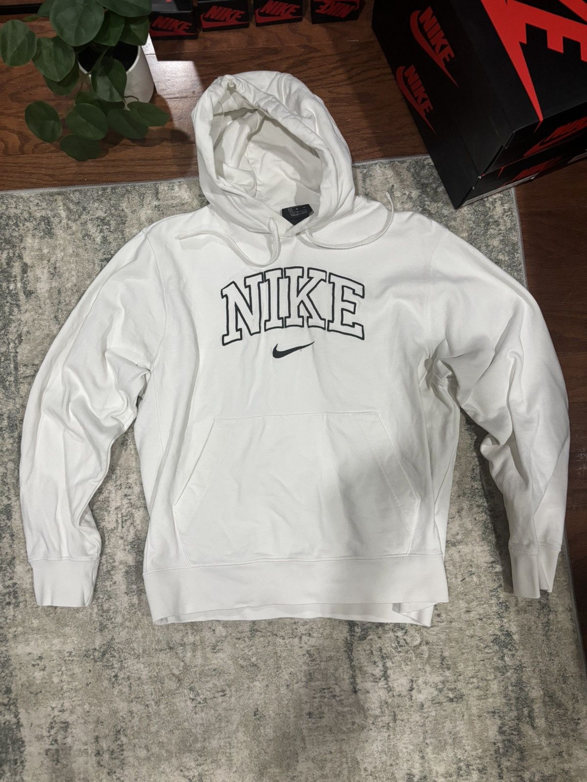 White Nike Hoodie