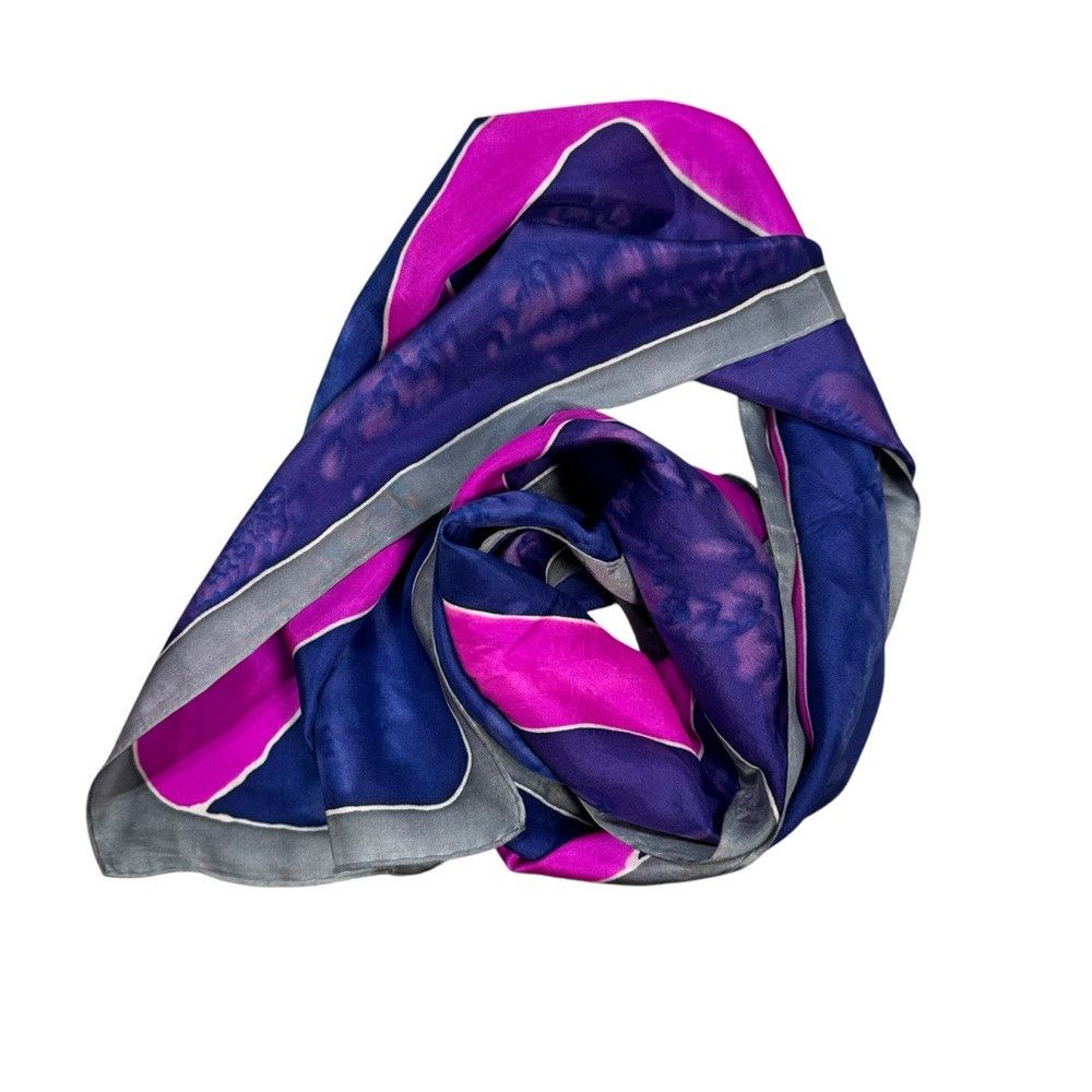 Other Hand-Dyed Silk Rectangle Scarf 12'' x 58'' Size ONE SIZE - 5 Thumbnail
