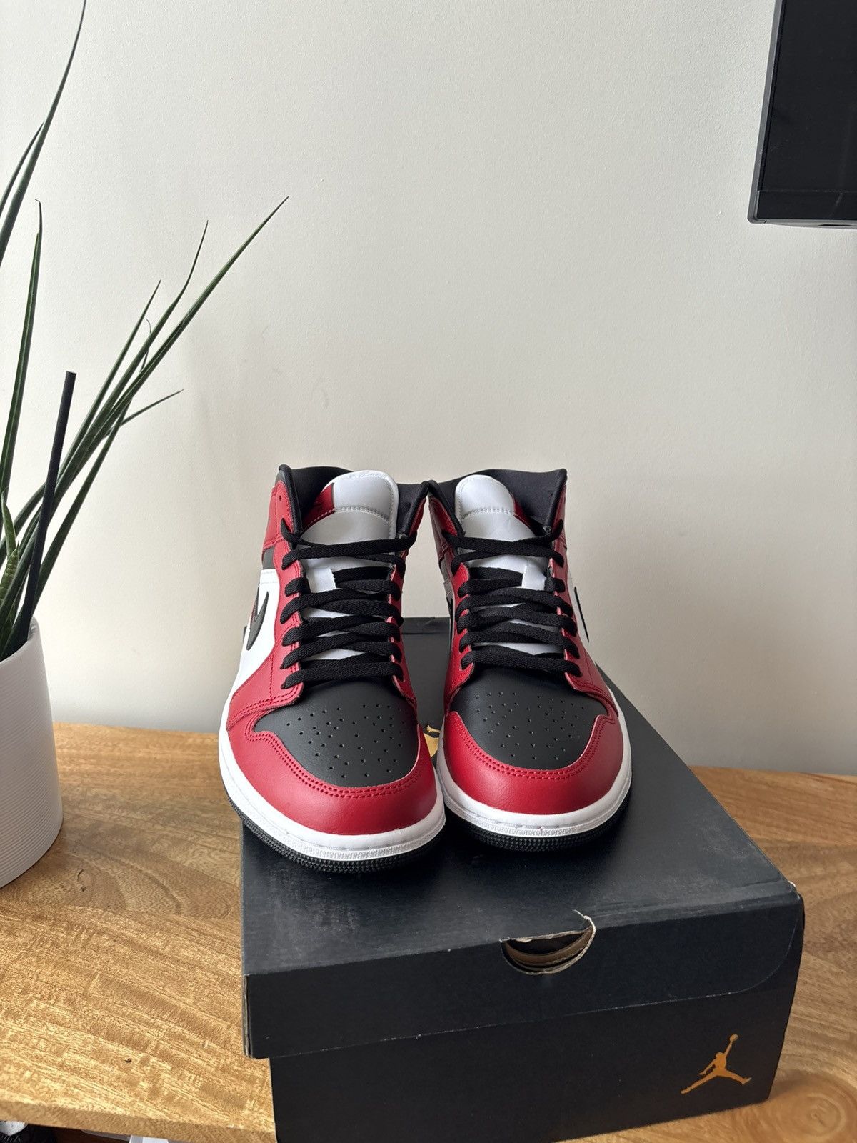 Nike Nike Air Mid 1 “Black / Gym Red” Size US 9.5 / EU 42-43 - 5 Thumbnail