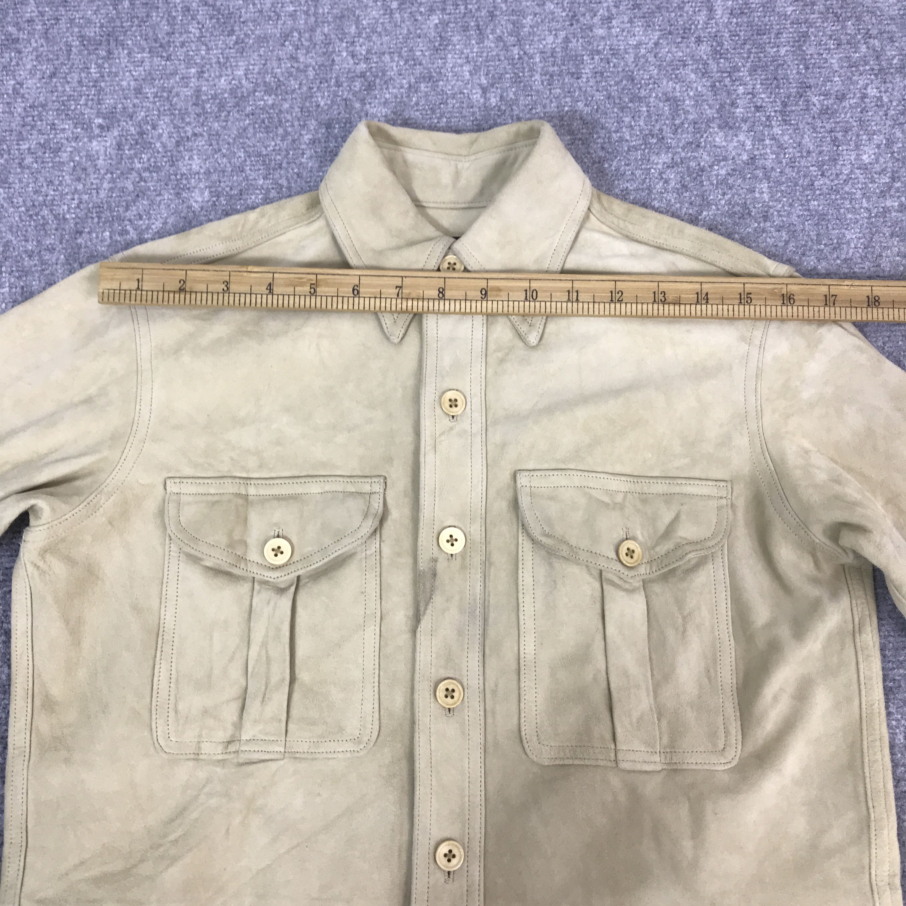 Ralph Lauren RALPH LAUREN POLO LEATHER BUTTON T-SHIRT Size US M / EU 48-50 / 2 - 5 Thumbnail