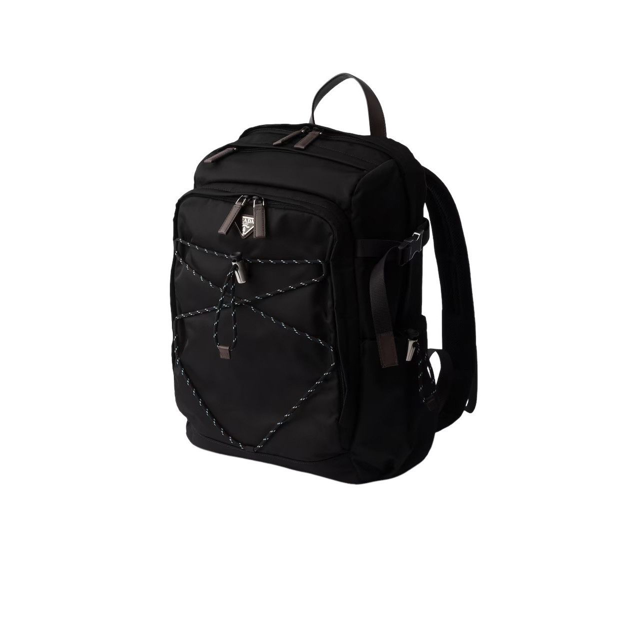 Prada PRADA Speedrock $3100 Black Re-Nylon/Leather Backpack New & Size ONE SIZE - 2 Thumbnail