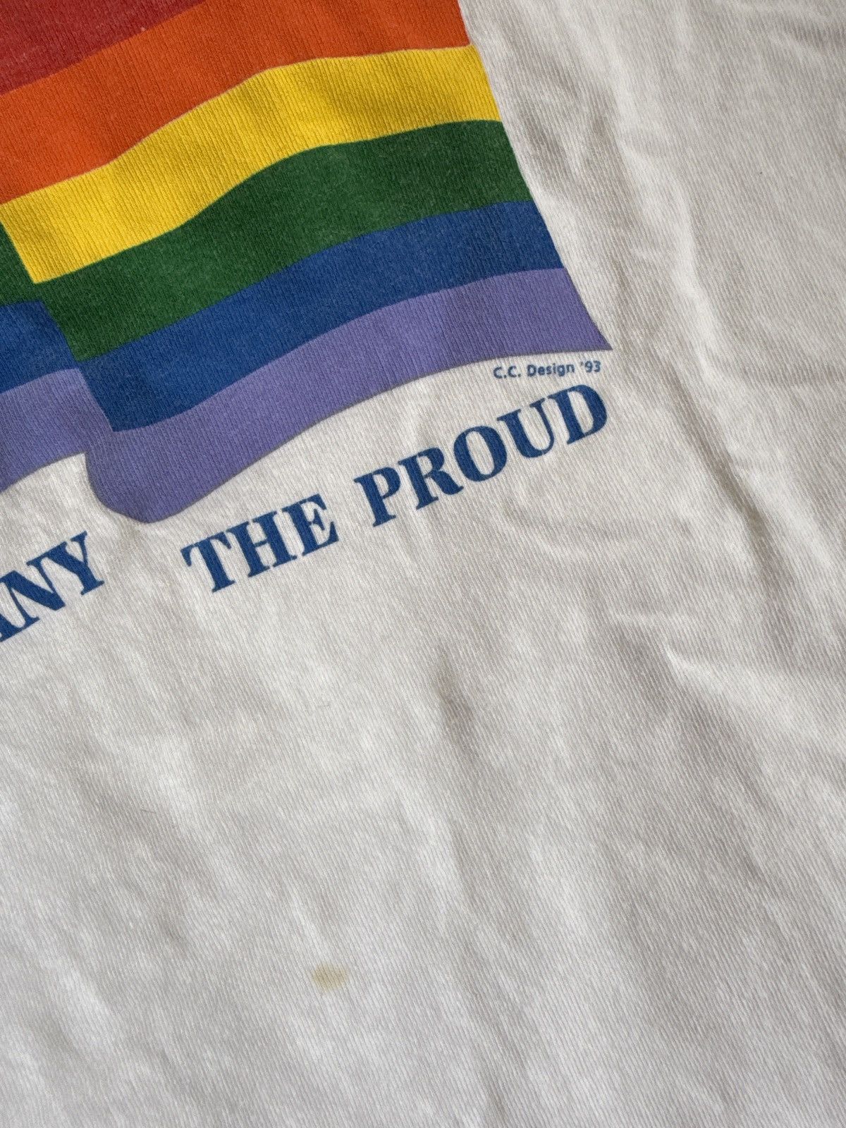Vintage Vintage 1993 pride shirt Size US L / EU 52-54 / 3 - 3 Thumbnail